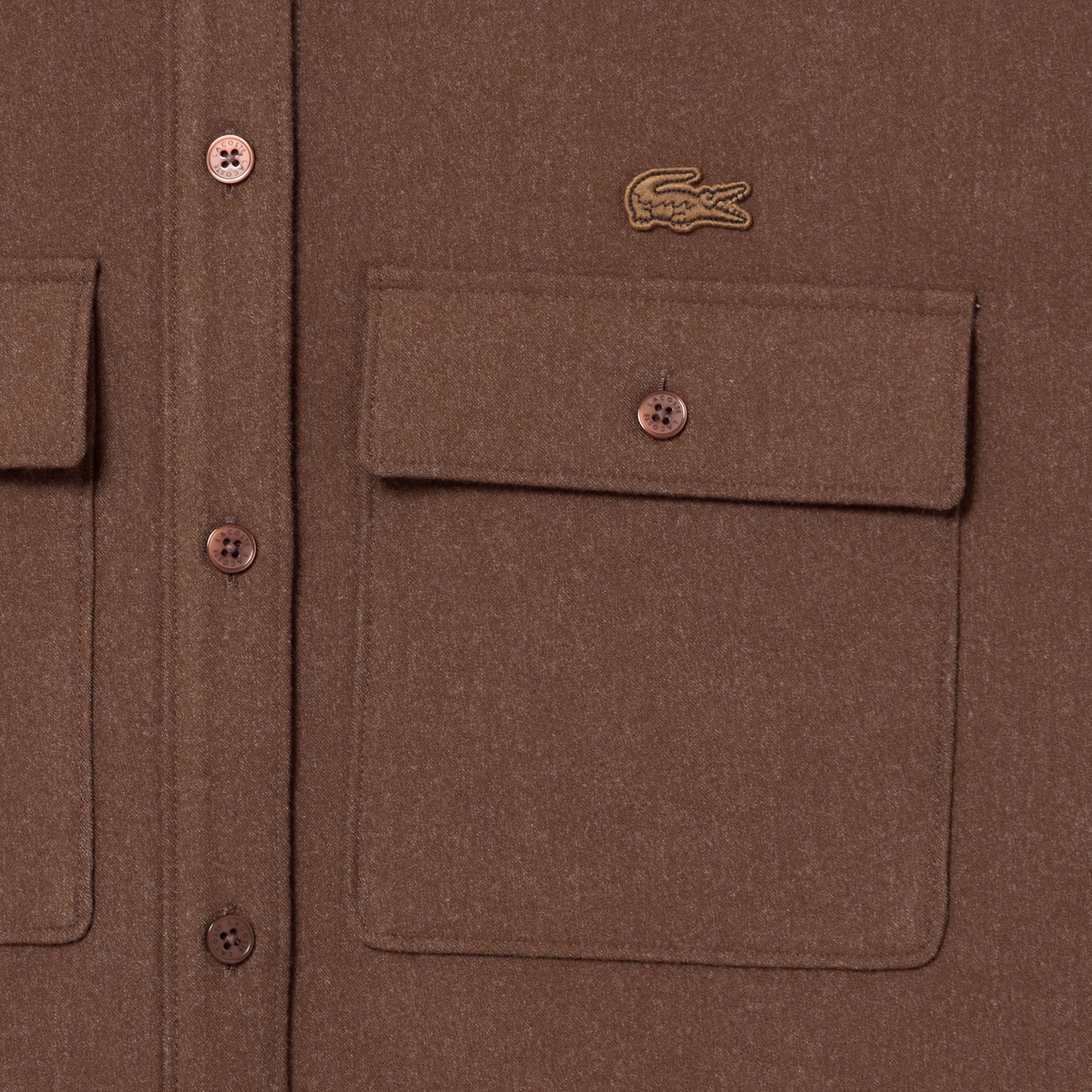 ウールライクダブルポケットシャツ