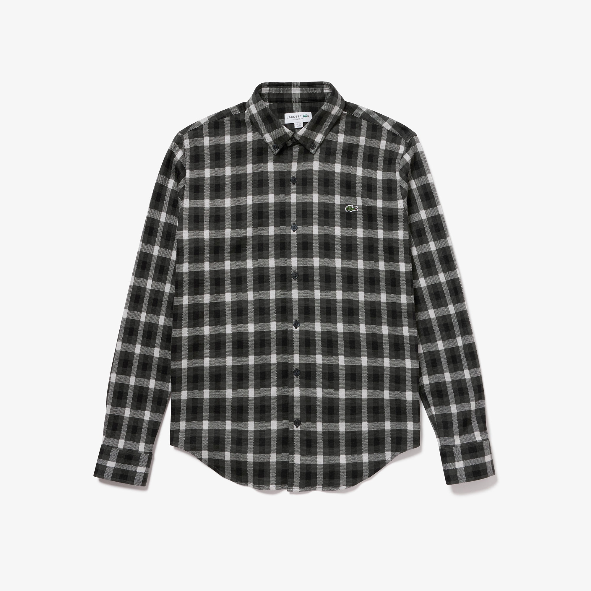 チェックジャージシャツ