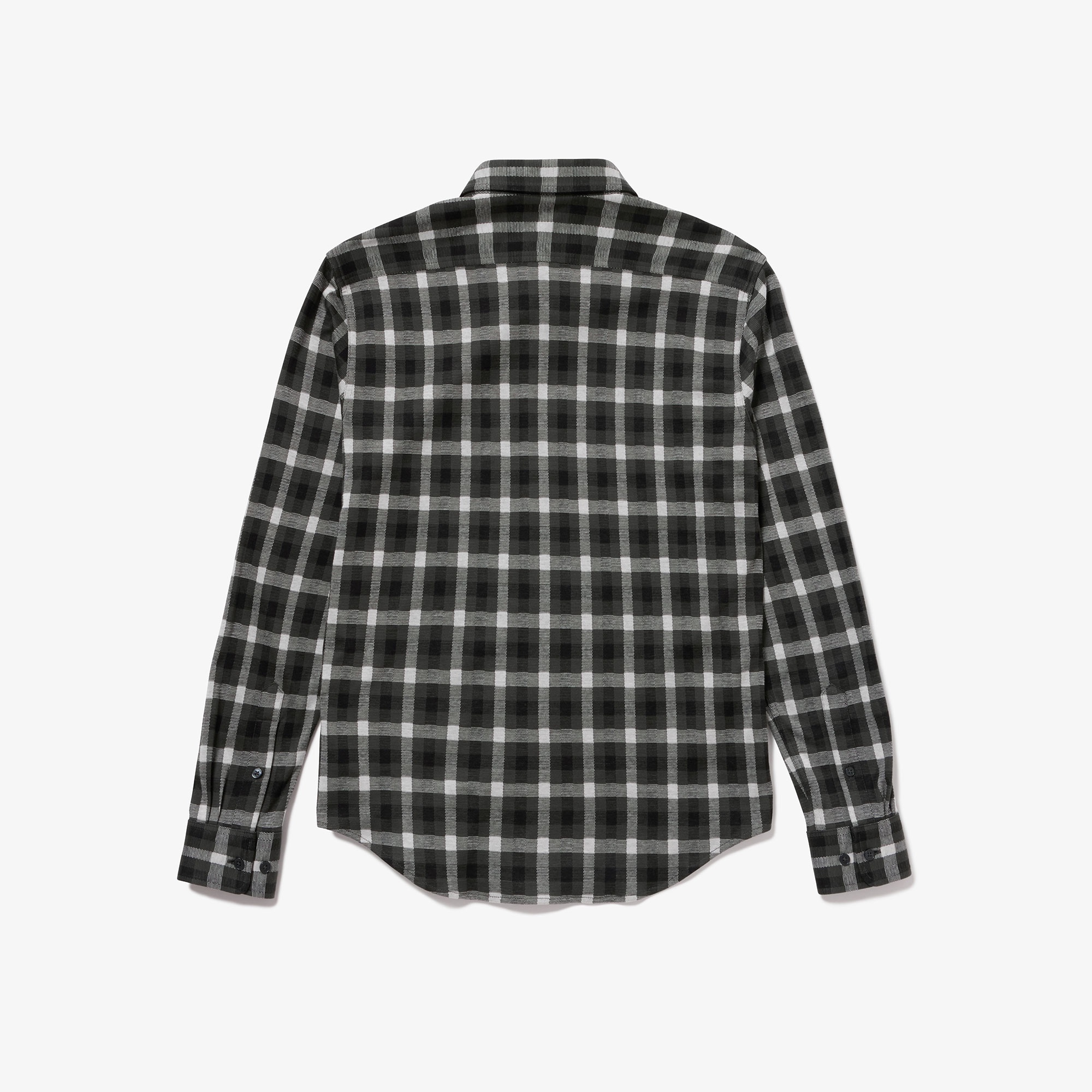 チェックジャージシャツ