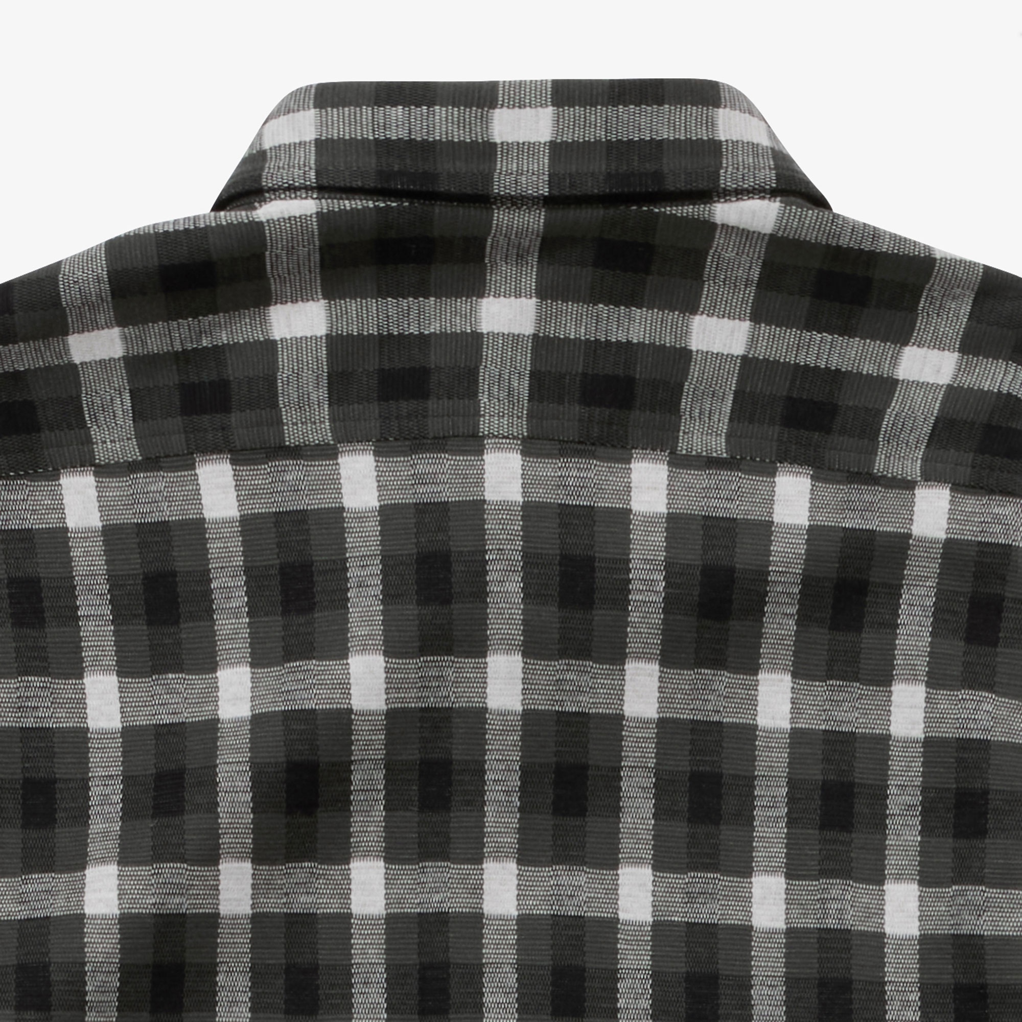 チェックジャージシャツ