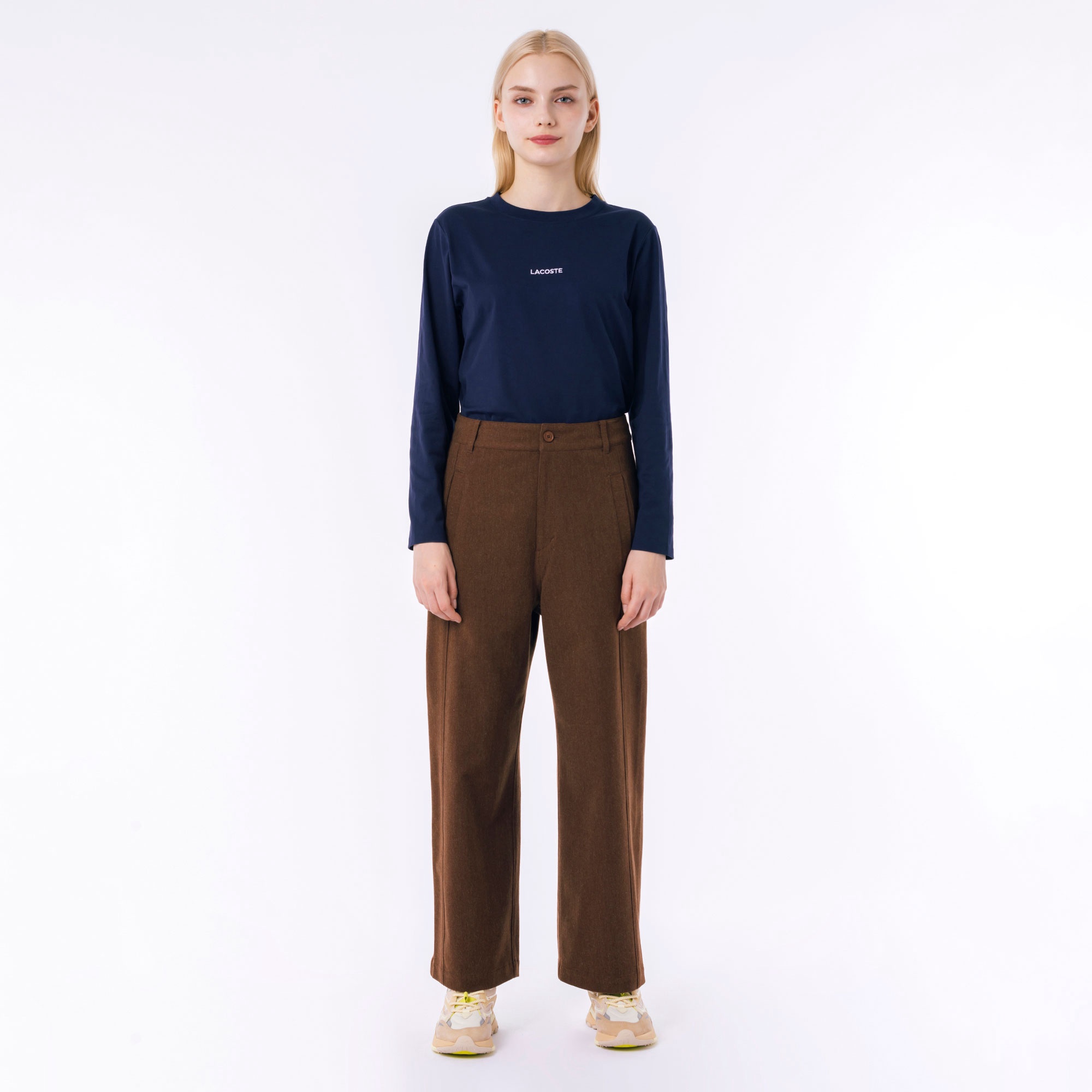 ストレッチツイルワイドパンツ