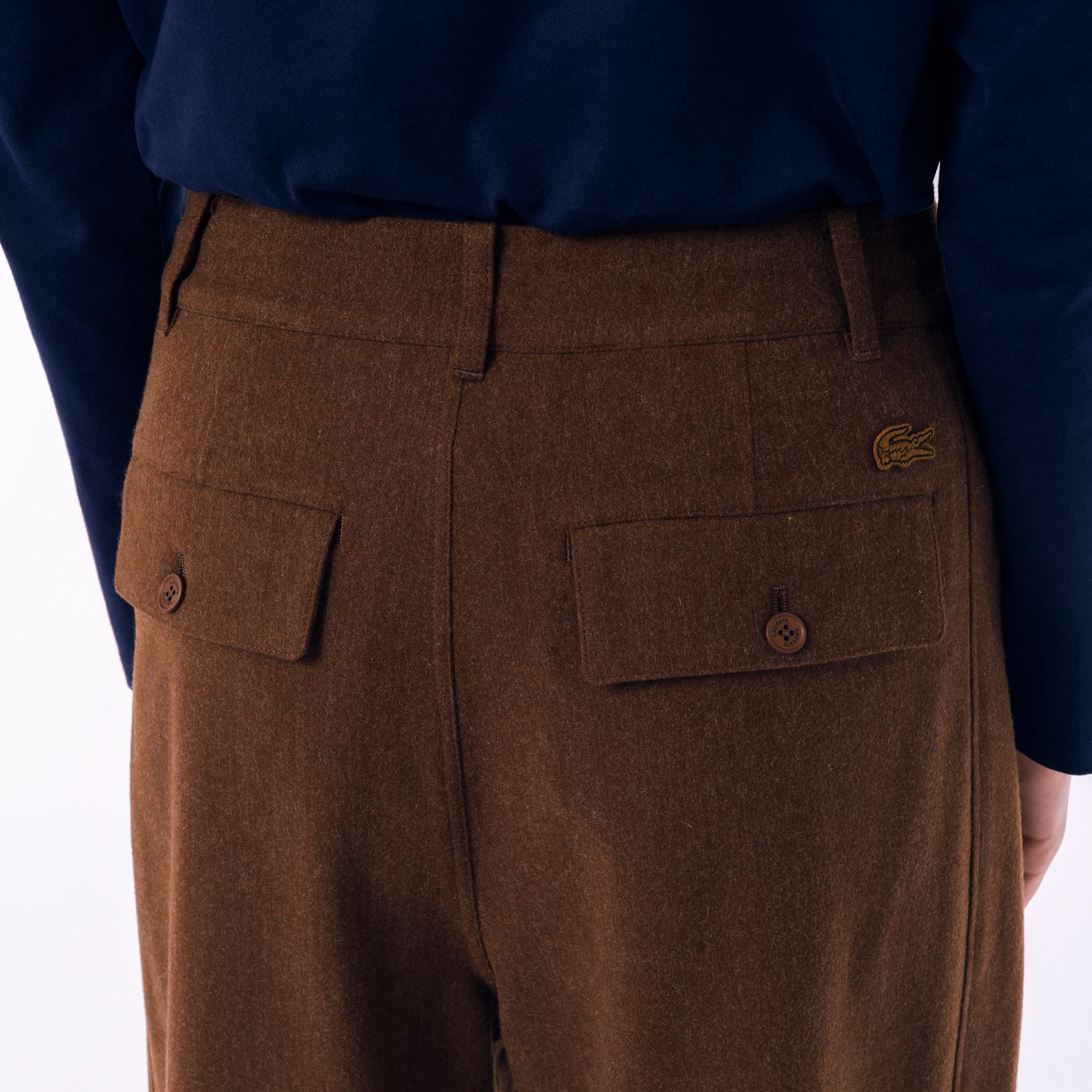 ストレッチツイルワイドパンツ