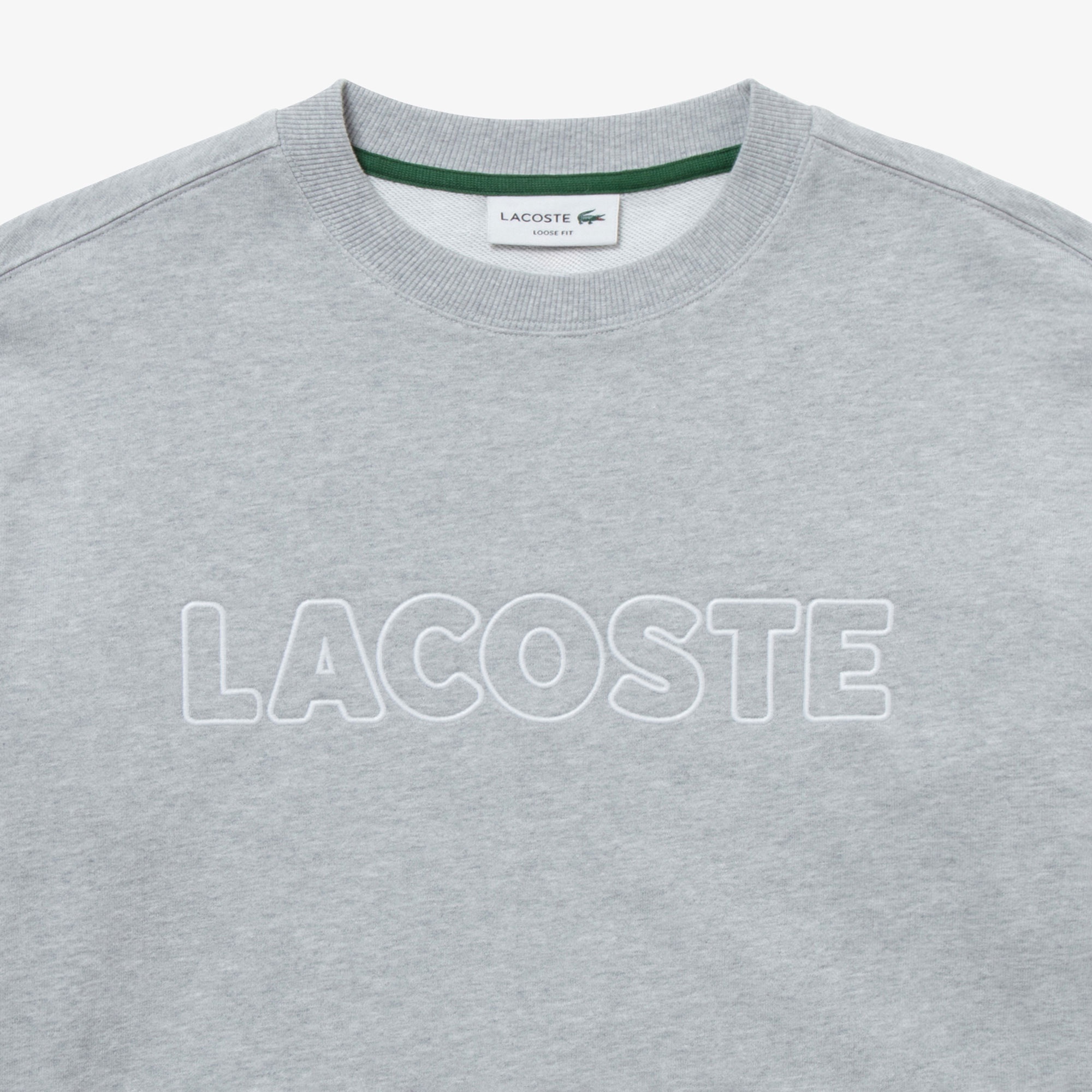 アウトラインネームステッチクルーネックスウェット