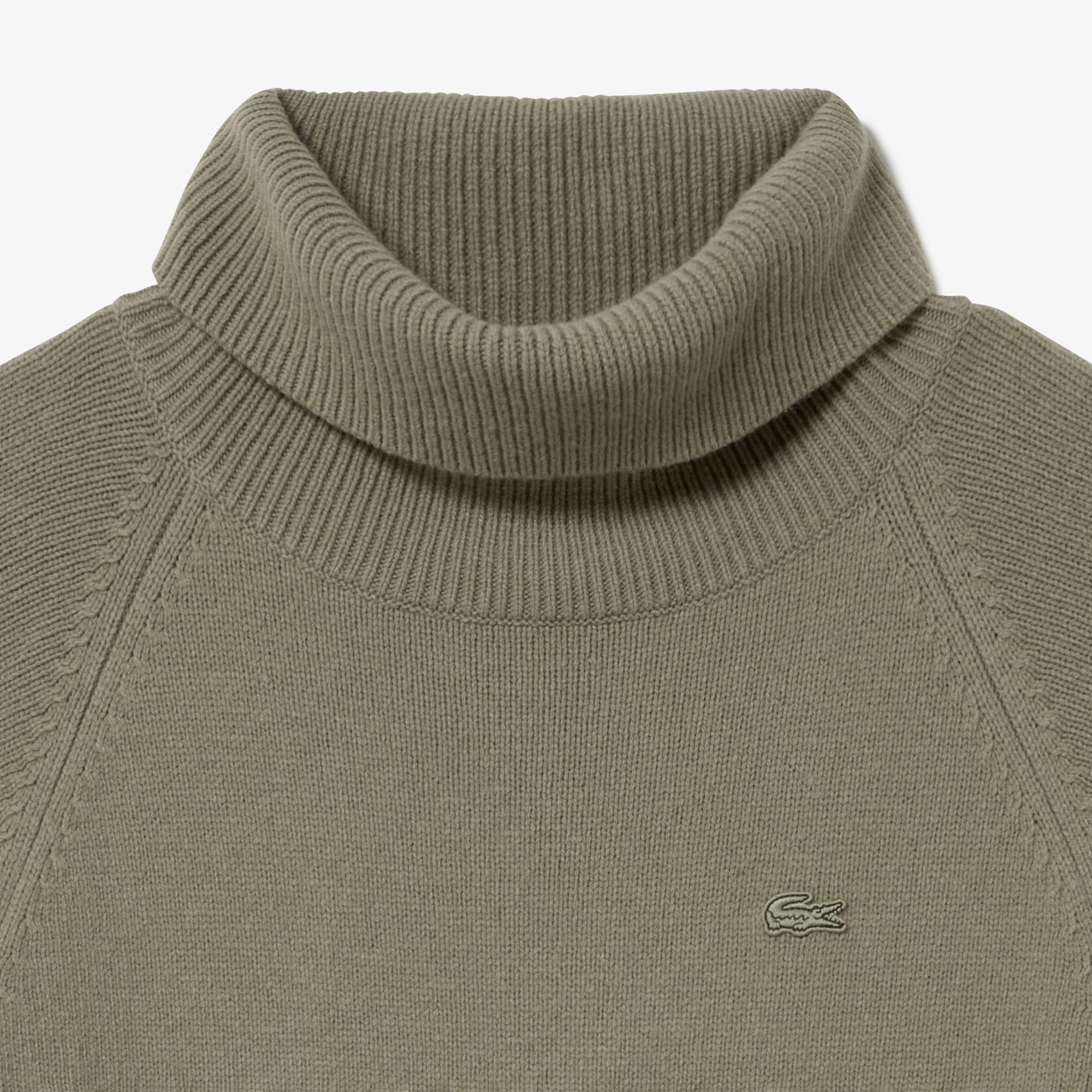 ミドルゲージタートルネックニットドレス