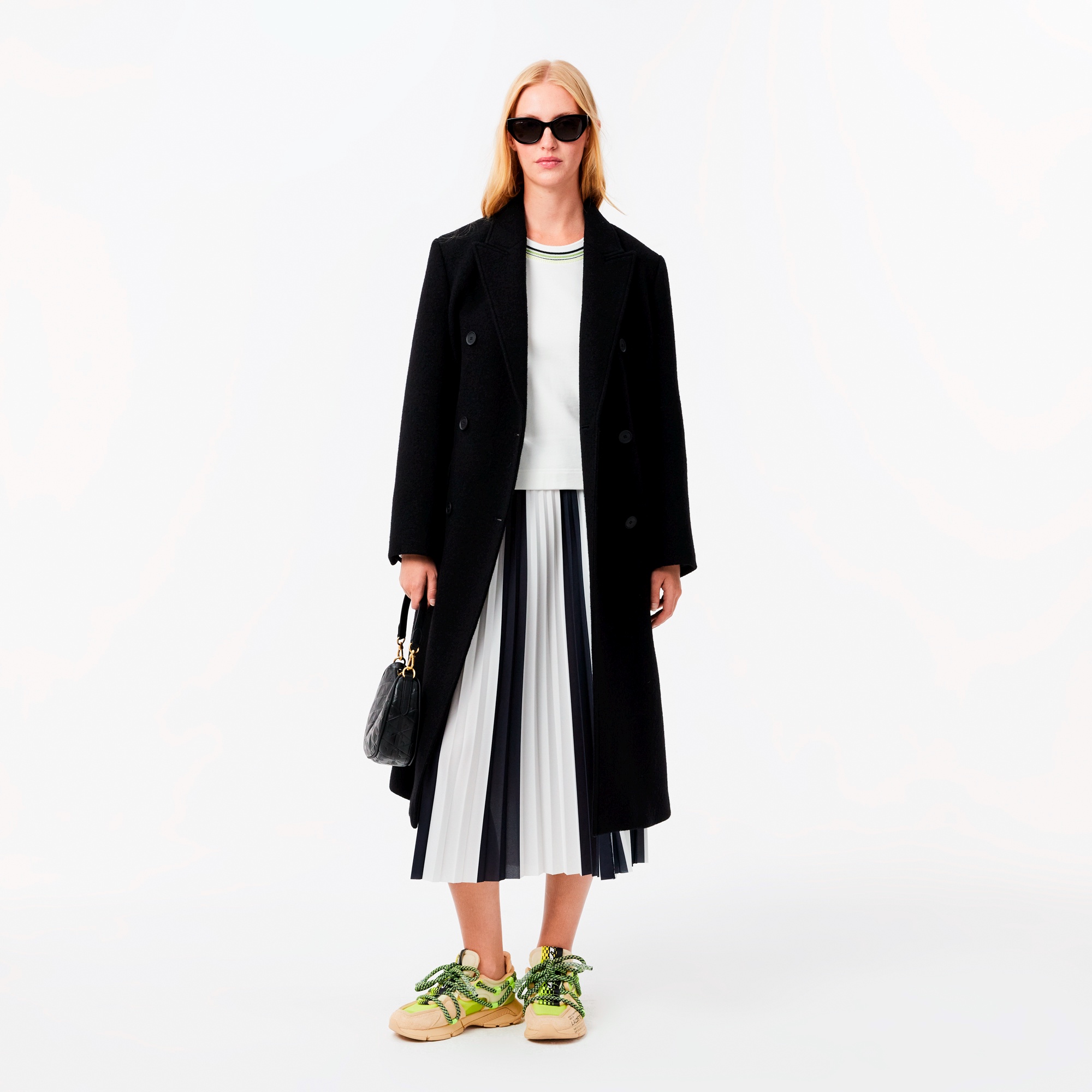 ポリエステル鹿の子プリーツスカート