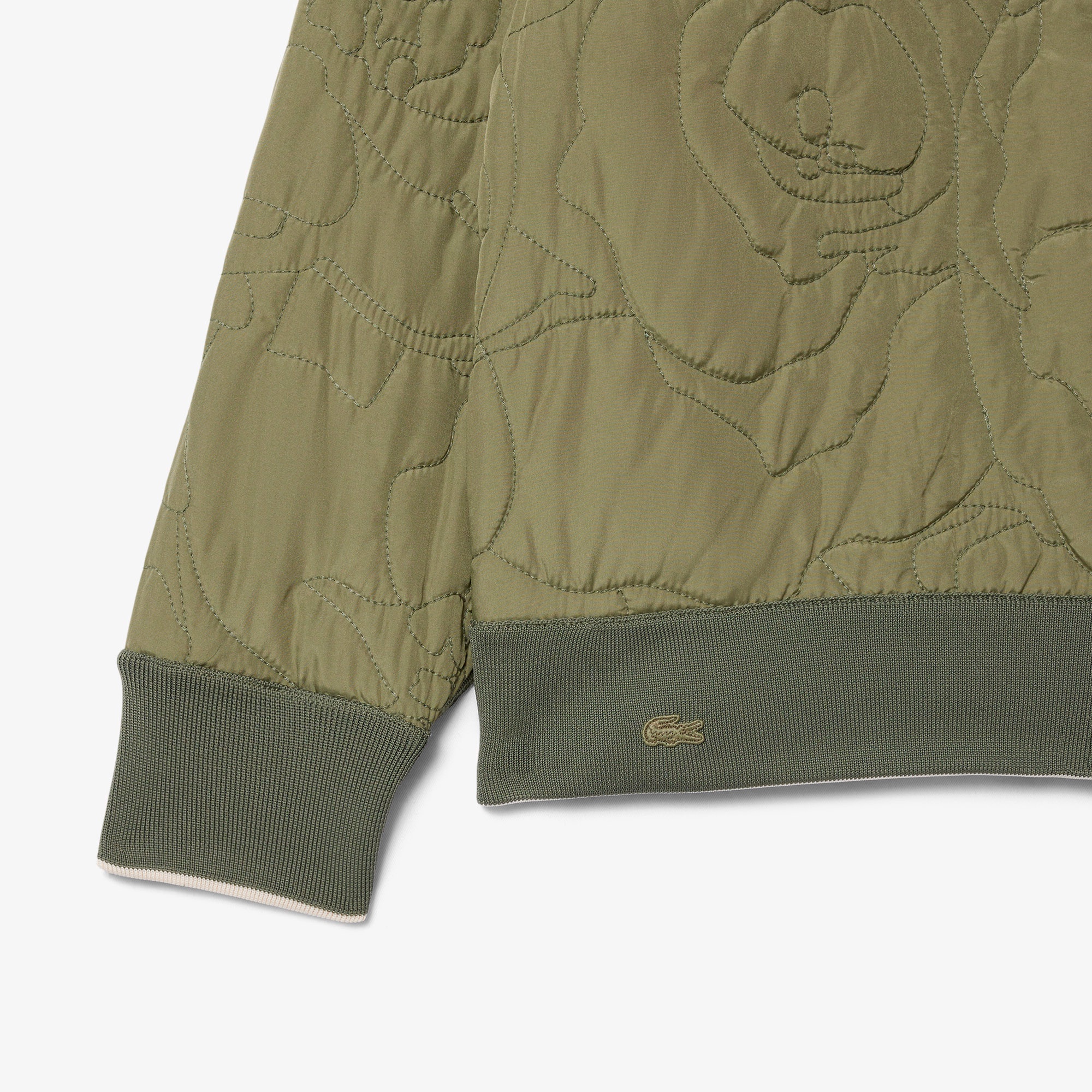 リバーシブルキルティングクルーネック