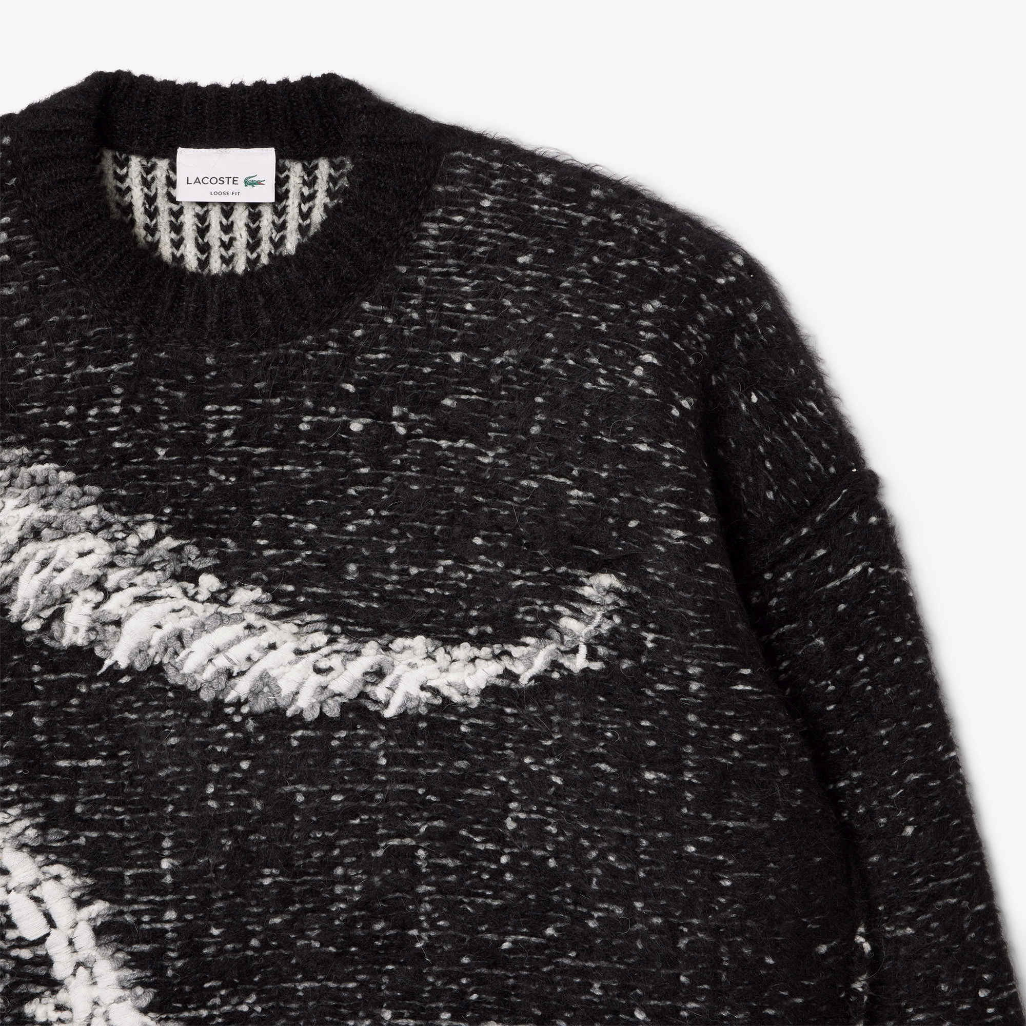 『FW24 Fashion Show』 ワニロゴグラフィックジャカードセーター
