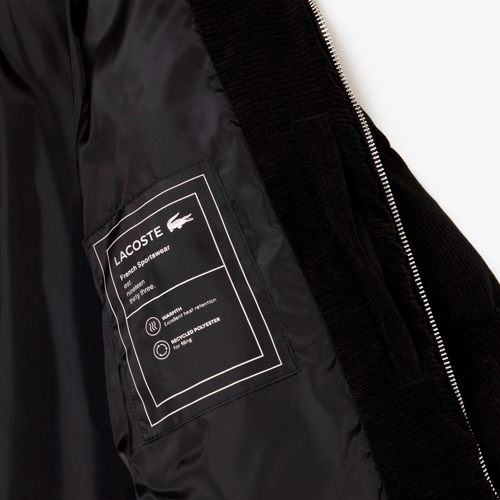 コーデュロイパフジャケット