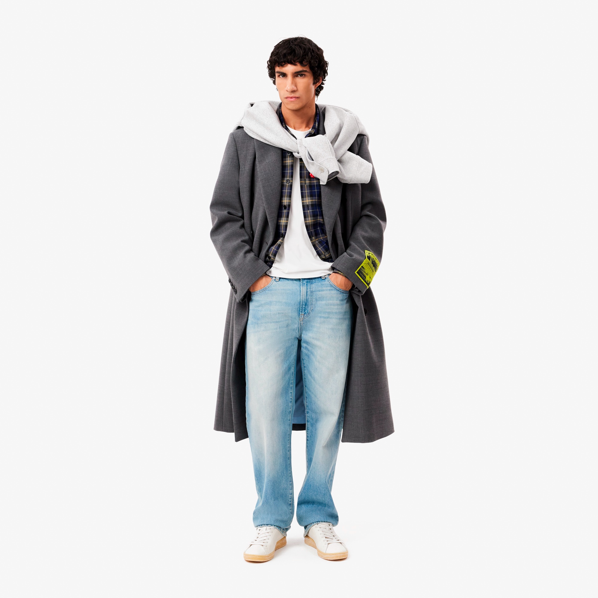 ダブルポケットチェックシャツ