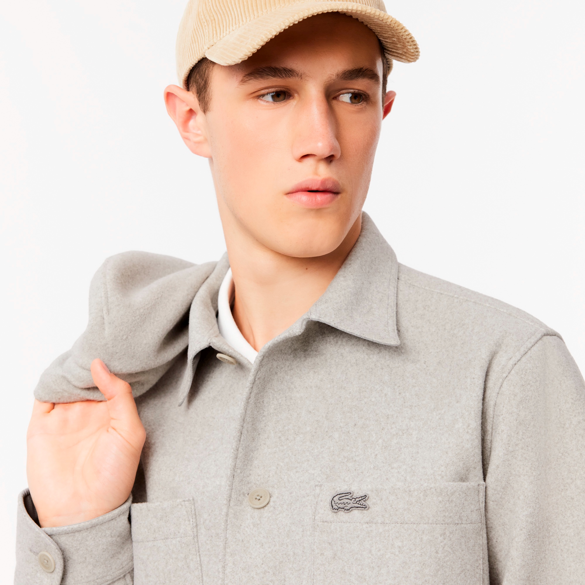 テクニカルフランネルシャツ