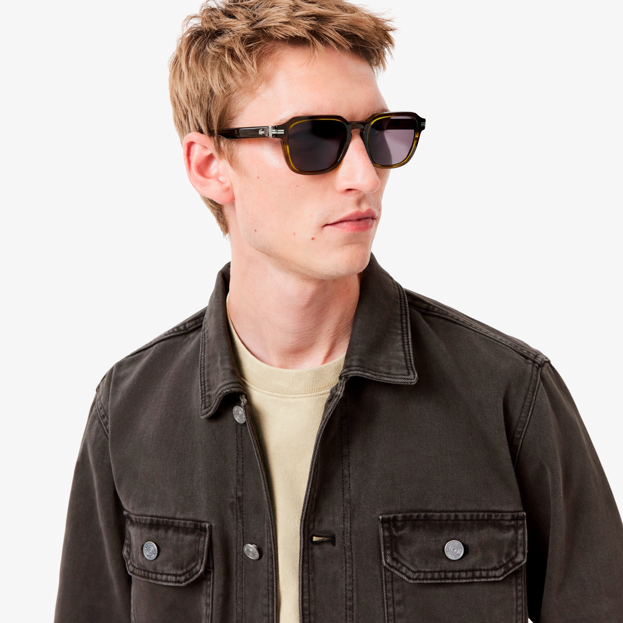 オーガニックコットンガーメントダイデニムシャツ