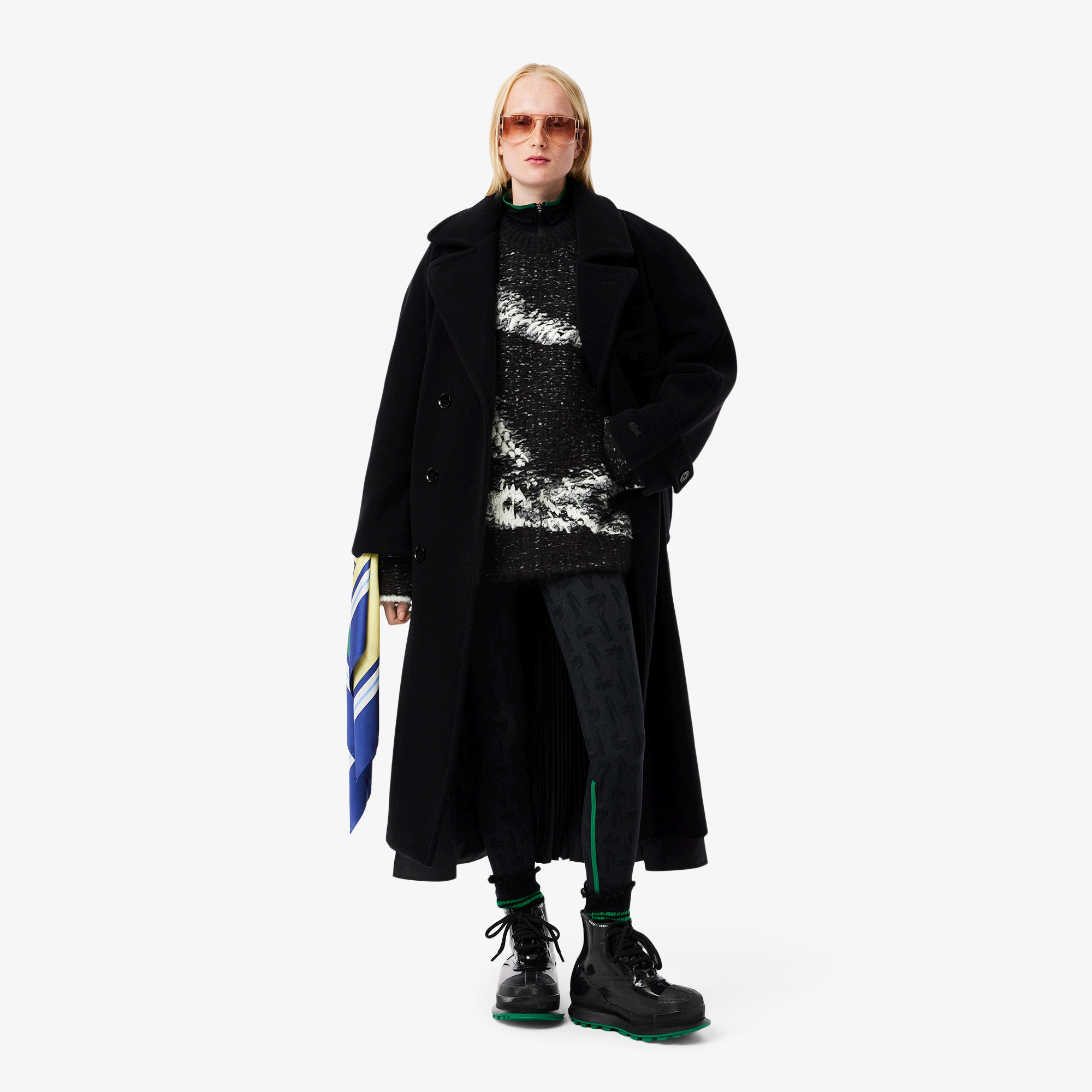 『FW24 Fashion Show』 ワニロゴグラフィックジャカードセーター