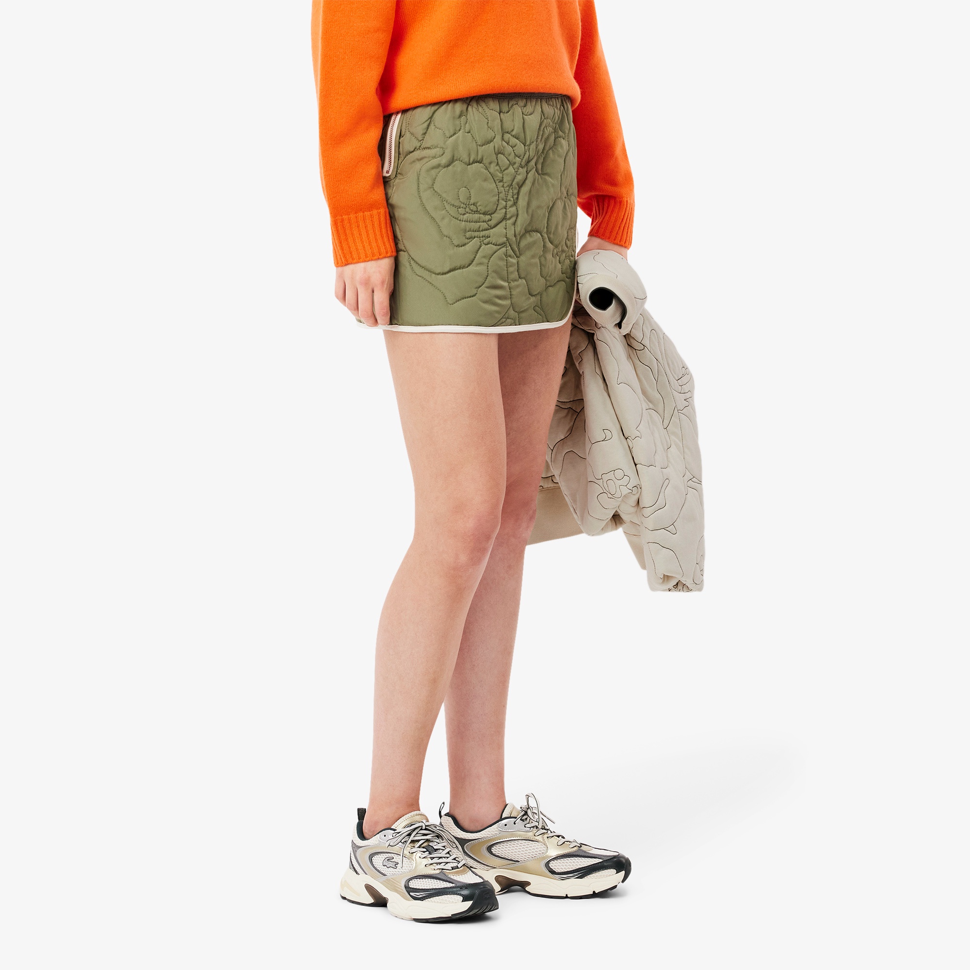 リバーシブルキルティングスカート