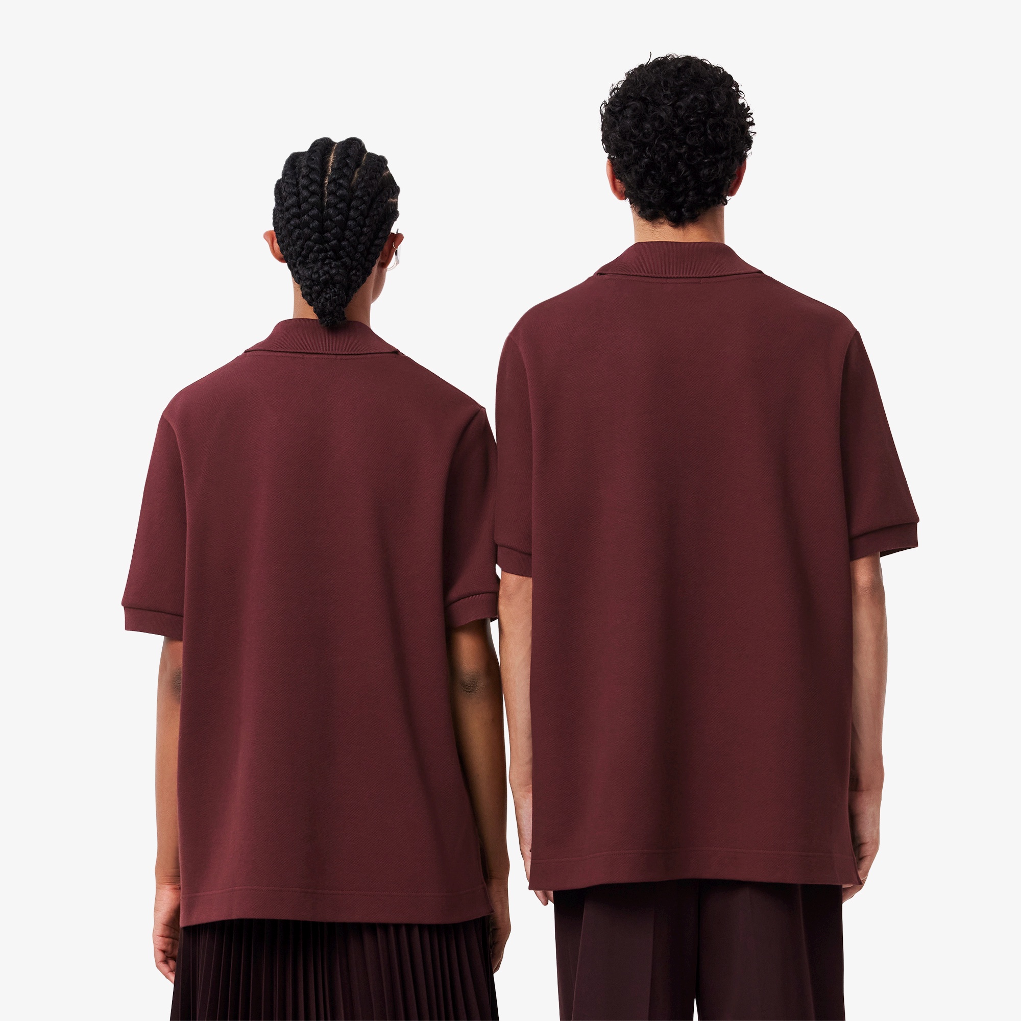 『FW24 Fashion Show』 オーバーサイジング変形カラーポロシャツ