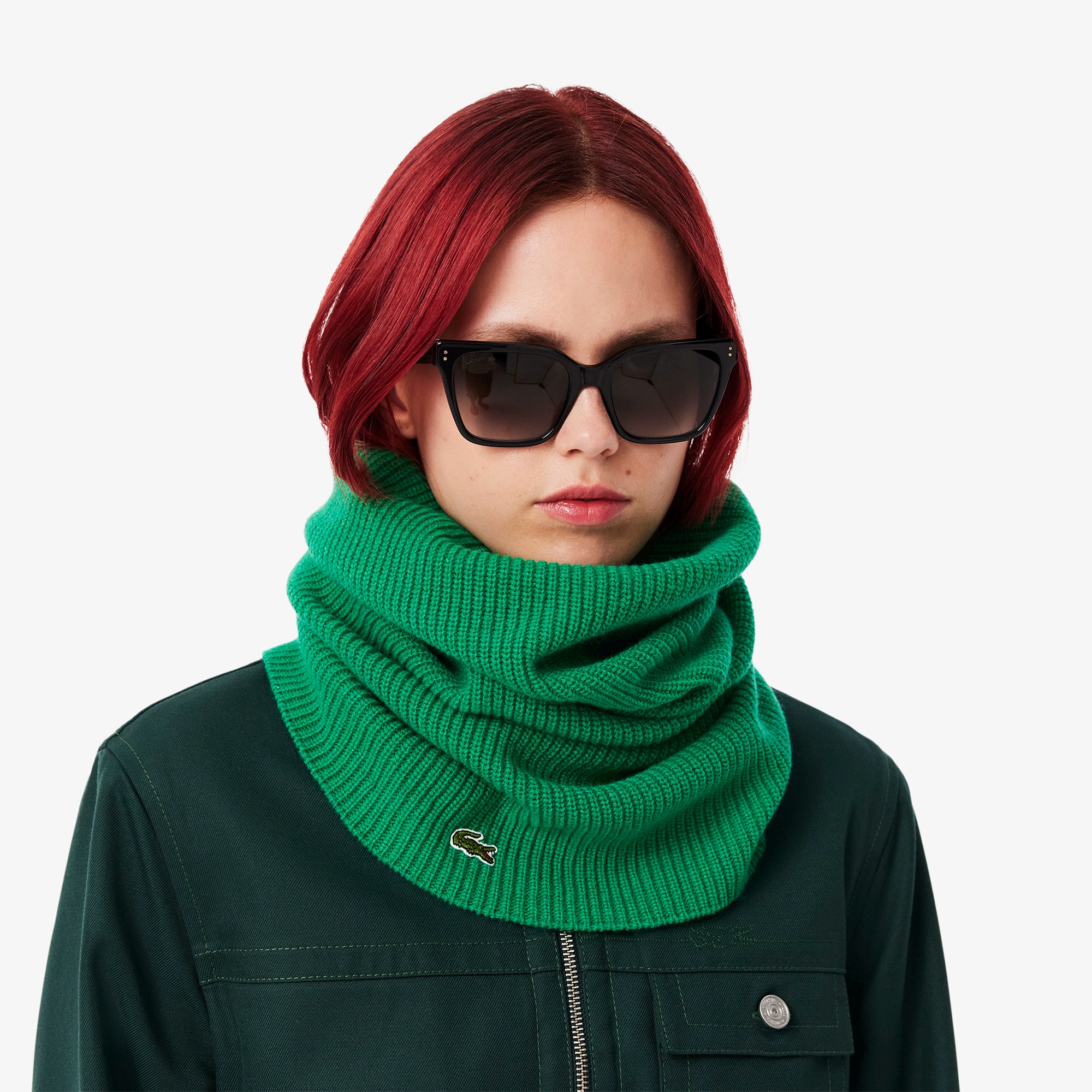 カシミヤニットネックゲイター