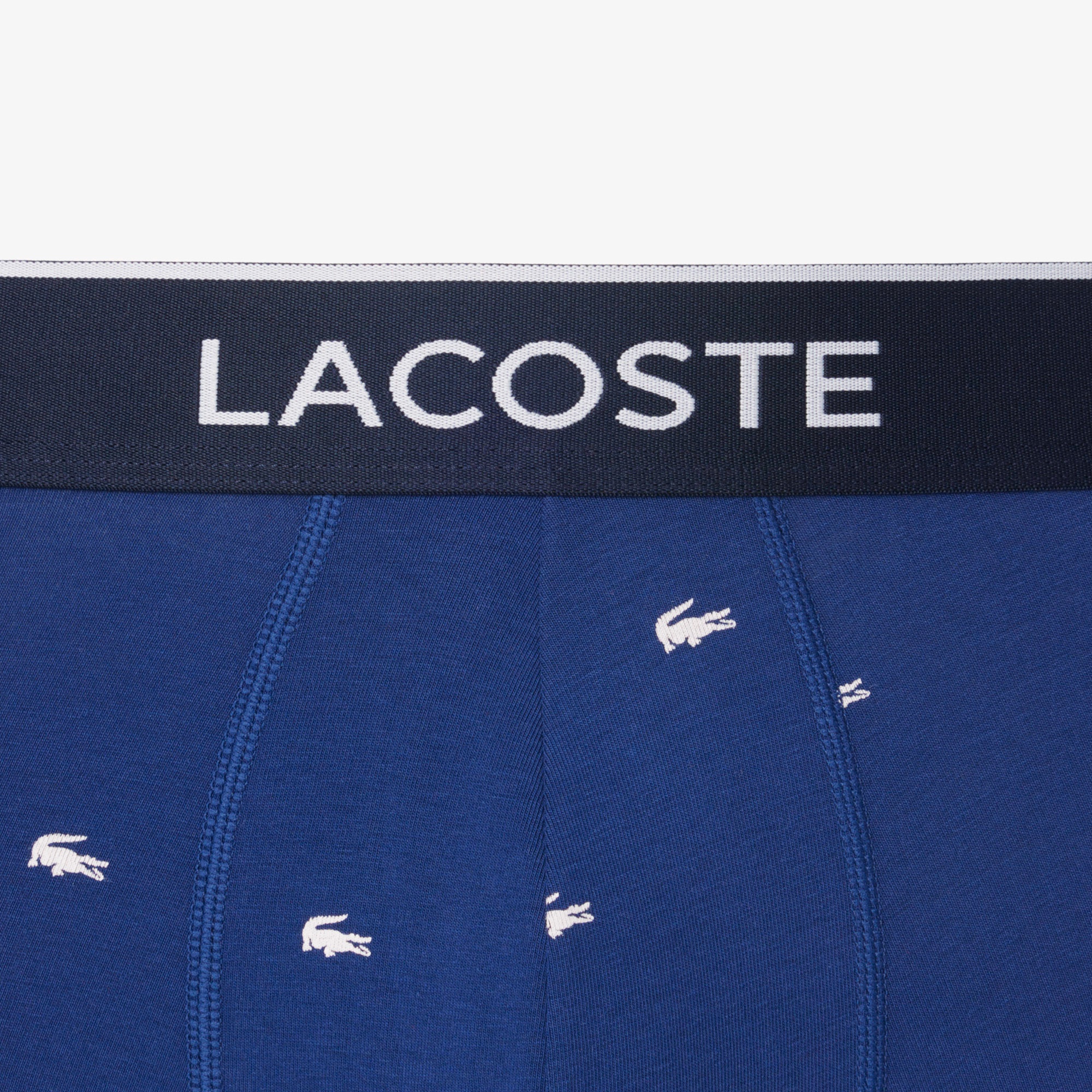 3パックプリントストレッチコットントランクショーツ