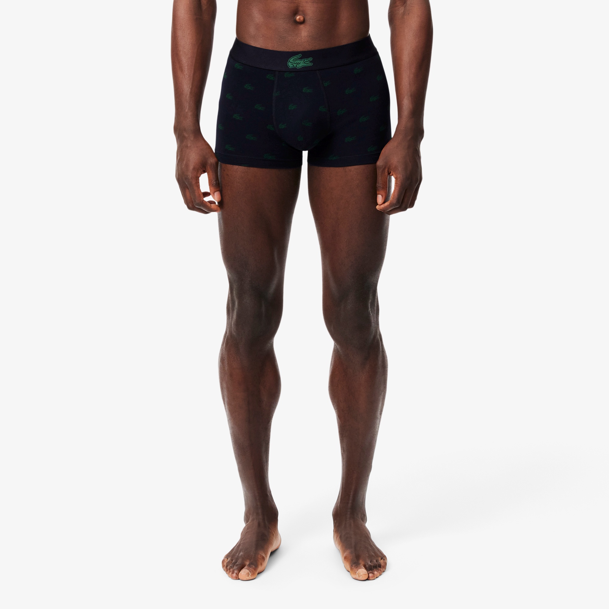 3パッククロコダイルプリントトランクショーツ