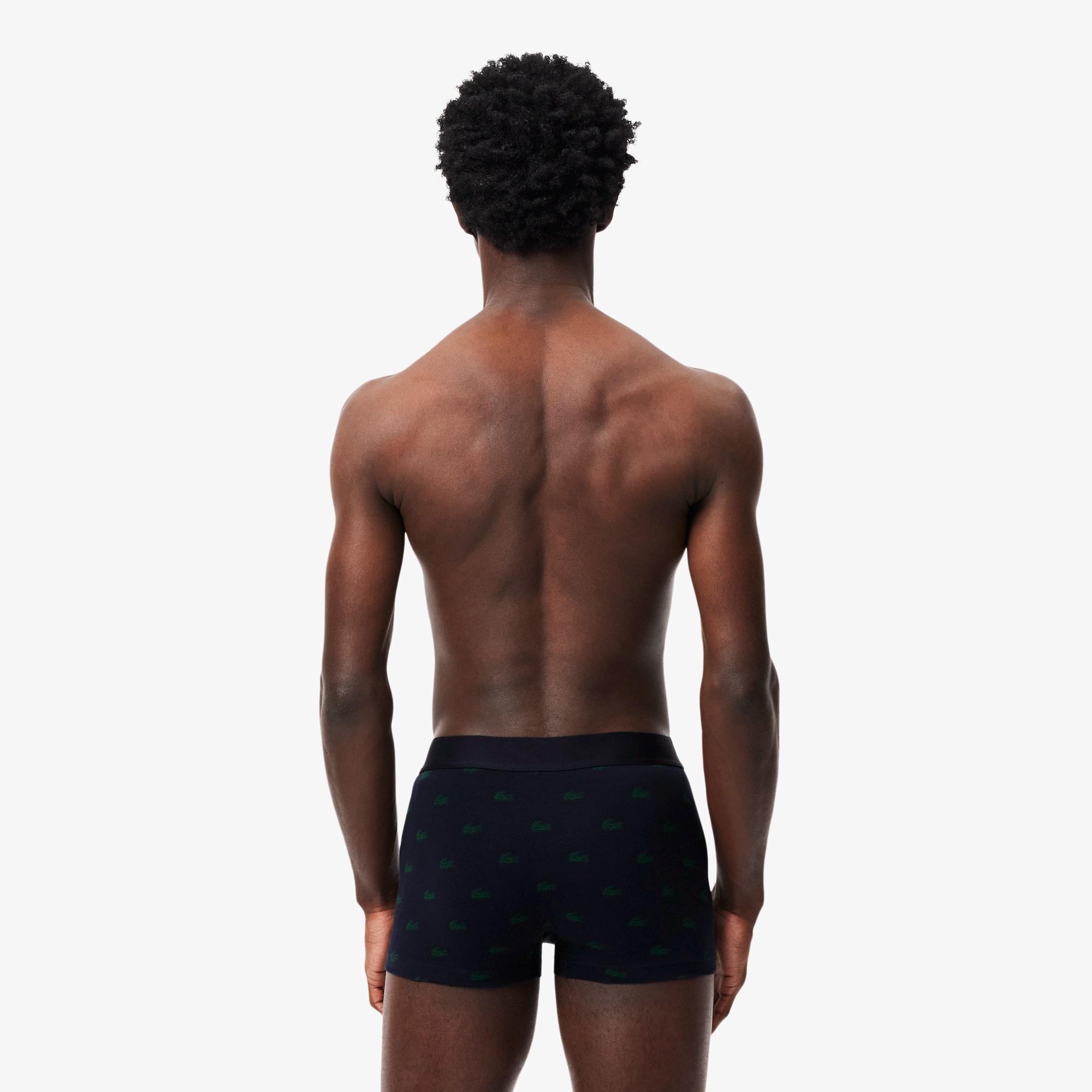 3パッククロコダイルプリントトランクショーツ