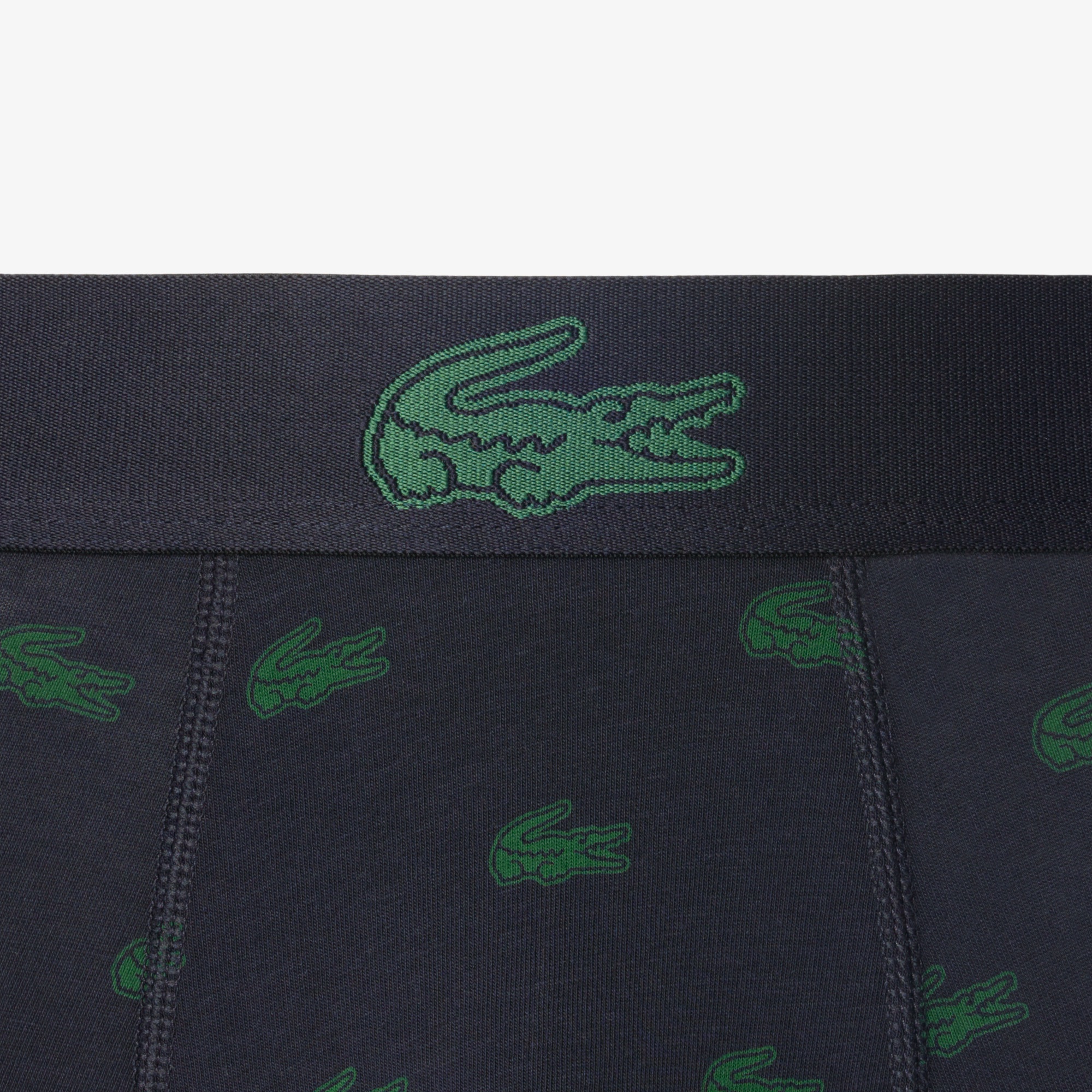 3パッククロコダイルプリントトランクショーツ