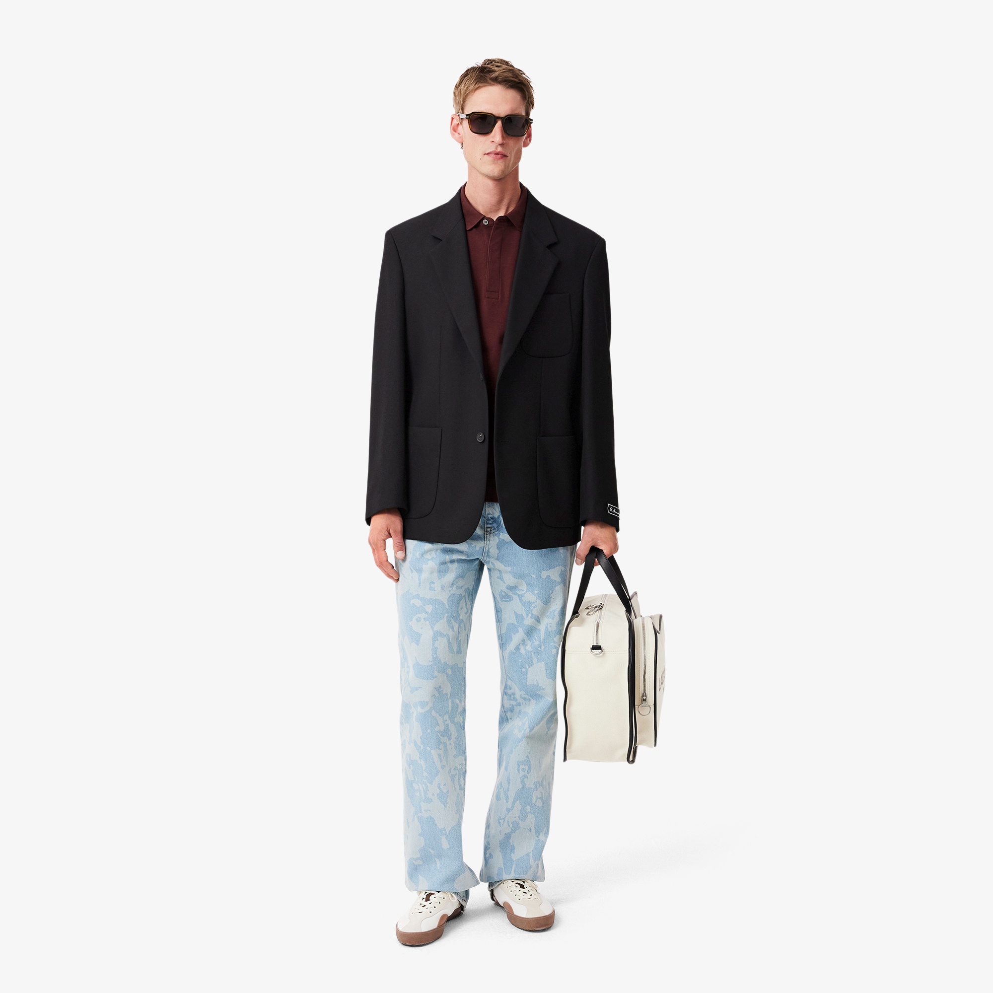 レギュラーフィット ストレッチ パリポロシャツ (半袖)