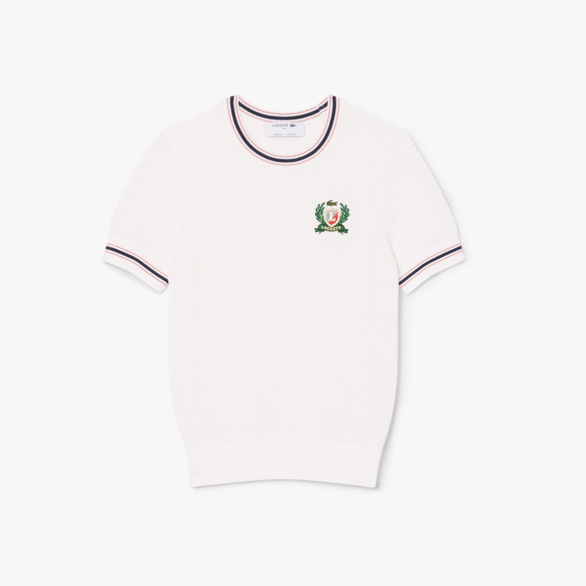 フレンチメイドメッシュニットTシャツ