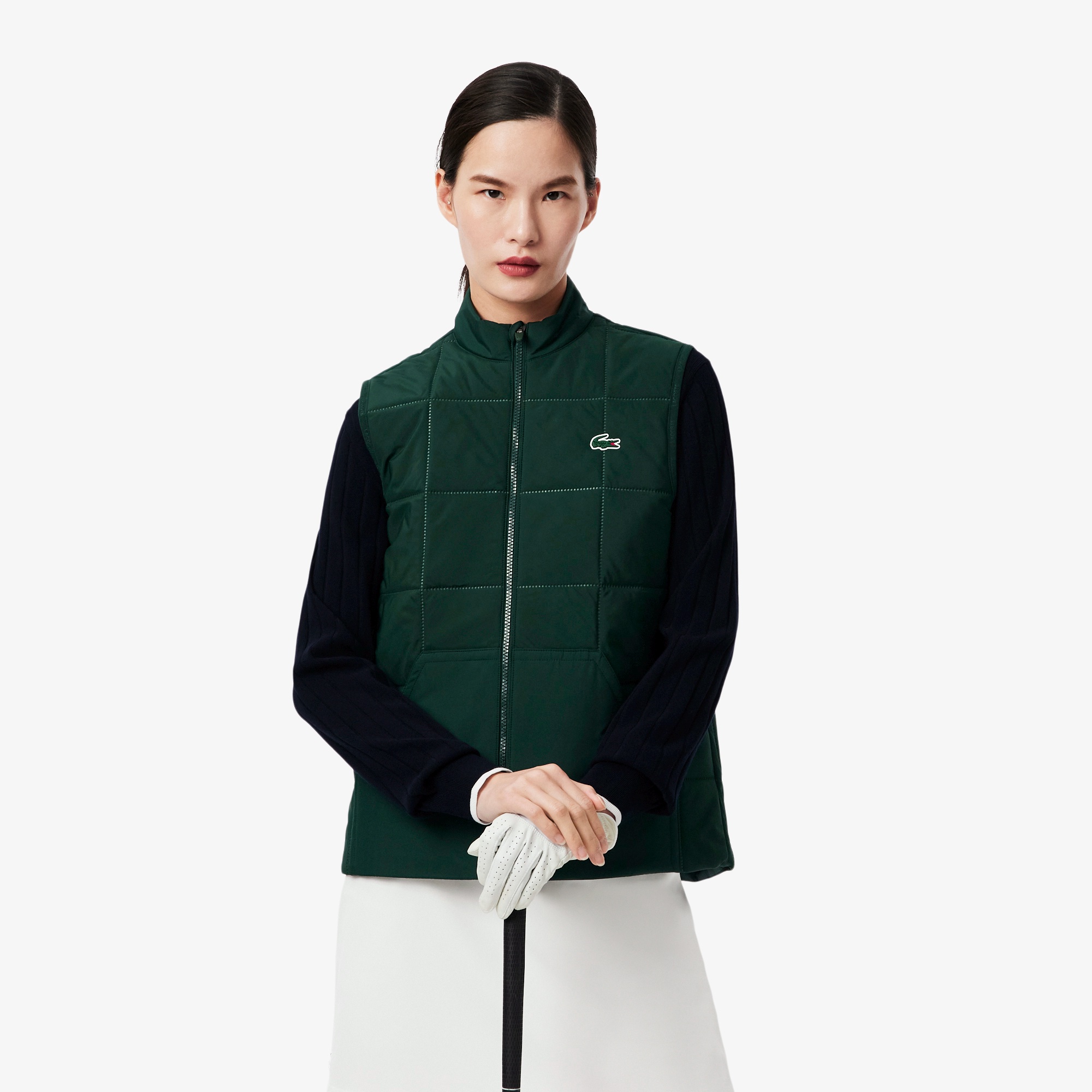 ステッチレスキルティングベスト