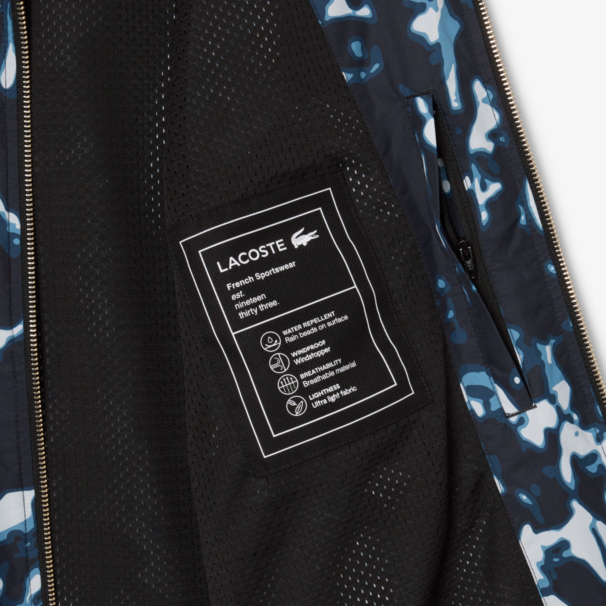 オールオーバーテクニカルジップジャケット