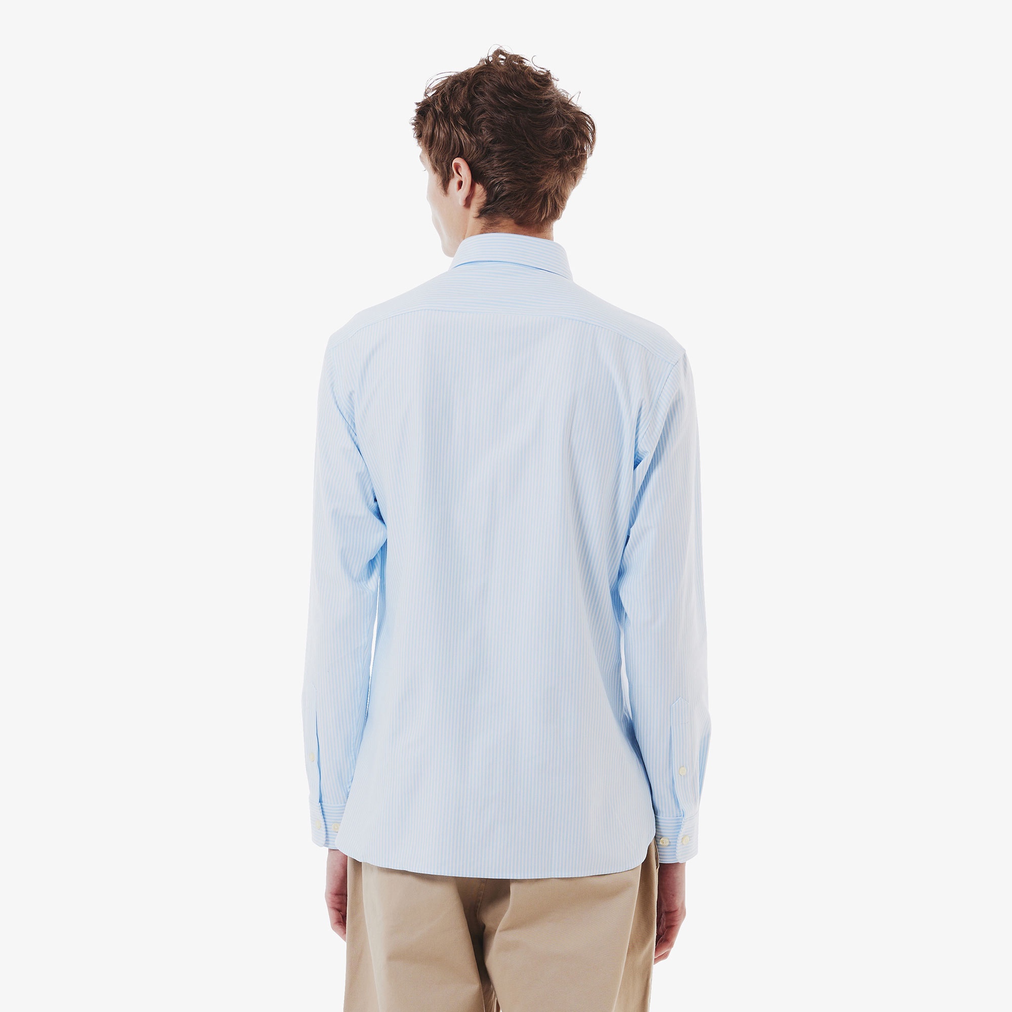 ストライプジャージシャツ