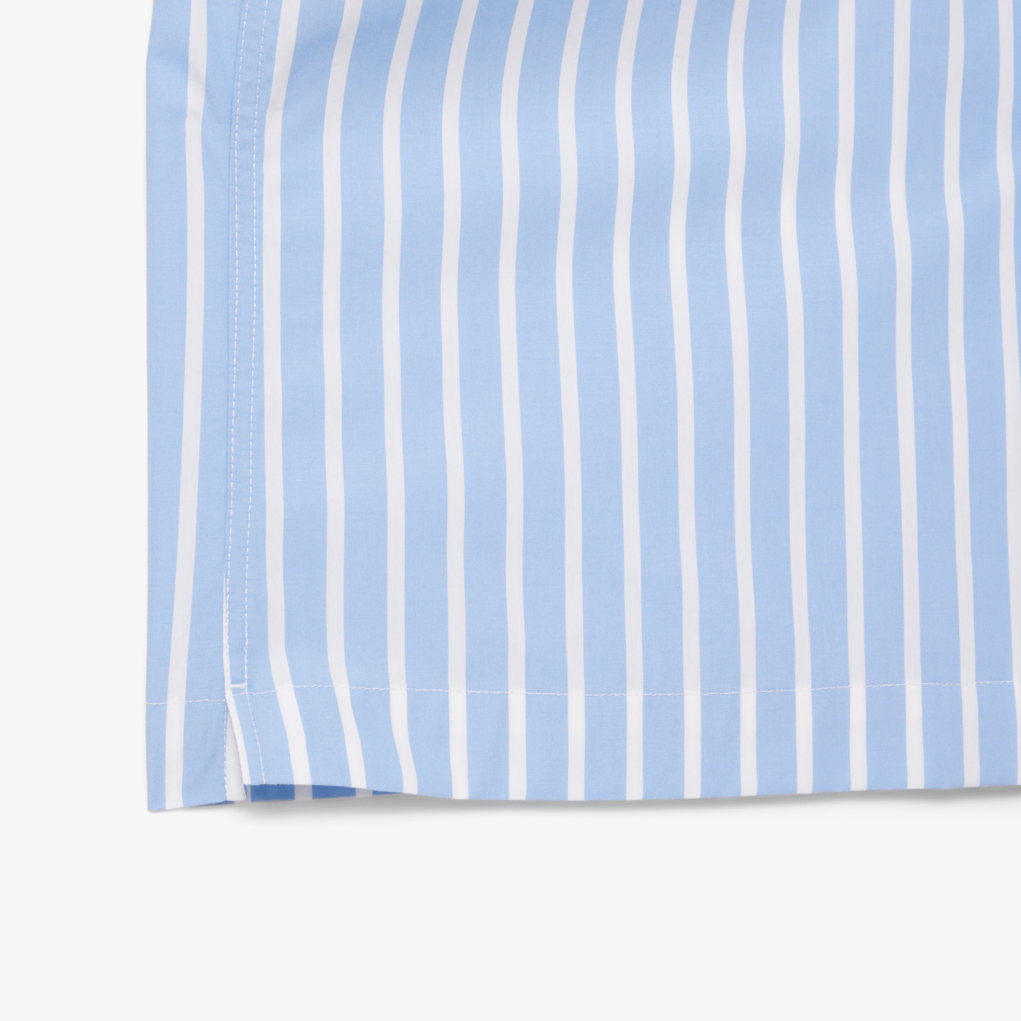 ストライプオープンカラーシャツ