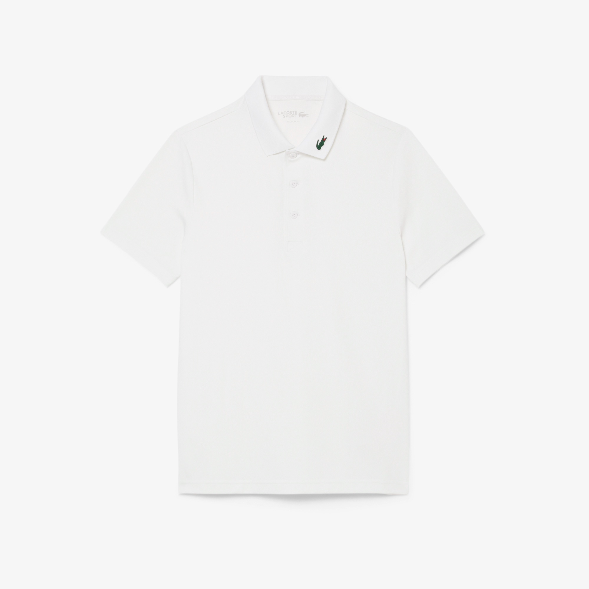 カラーワニロゴパッチゴルフポロシャツ