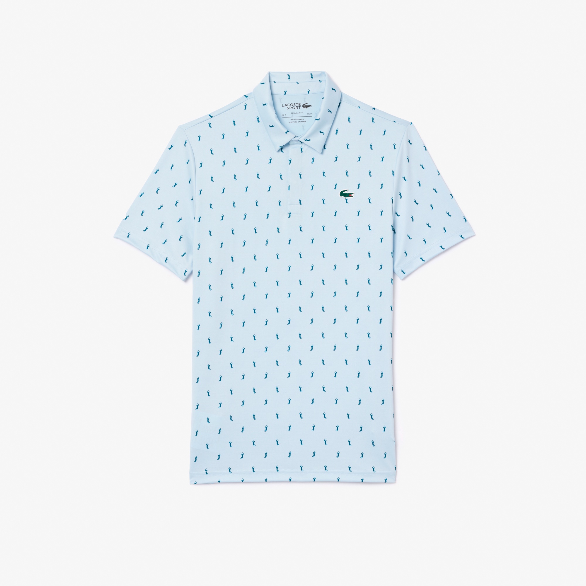 ミニマム総柄プリントゴルフポロシャツ