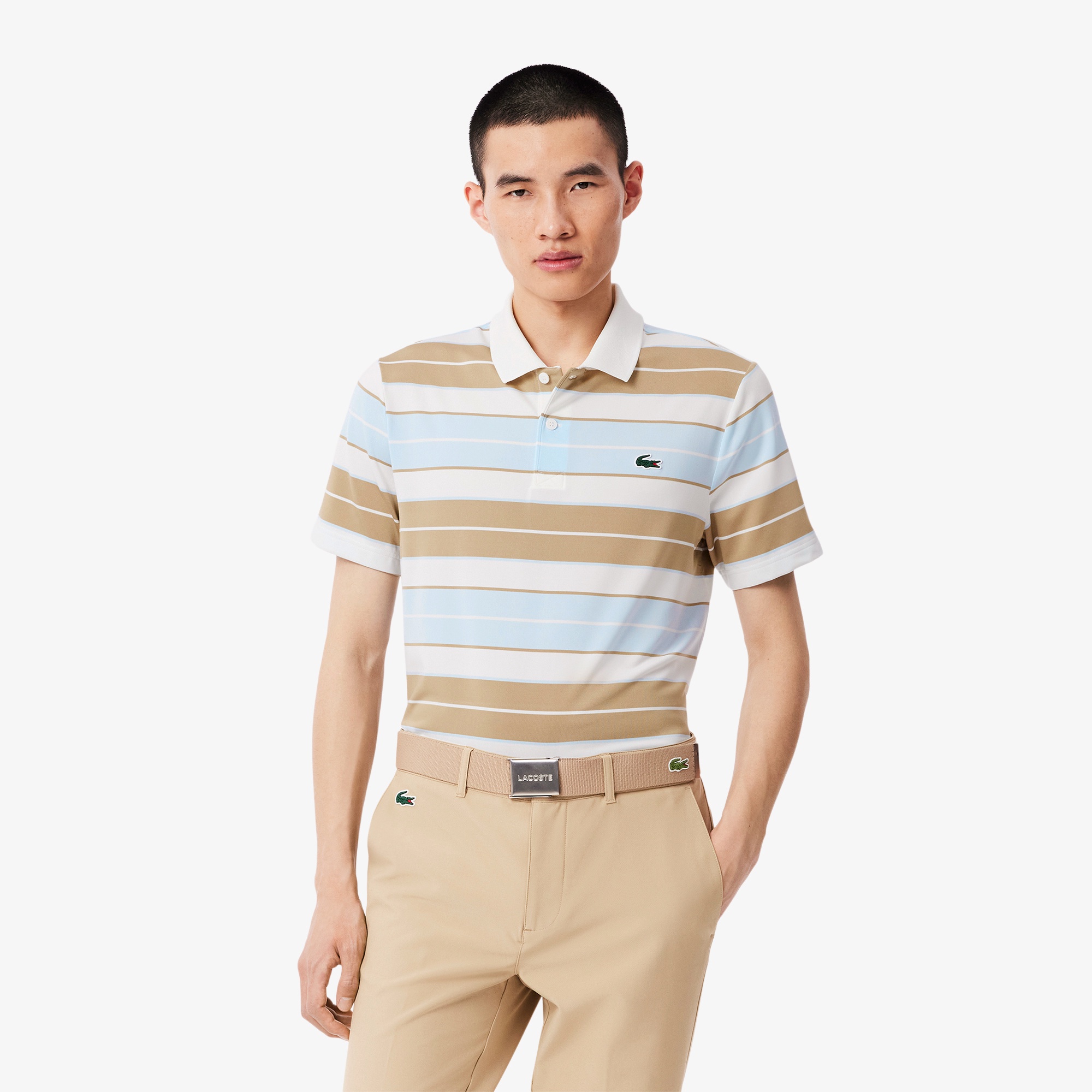 マルチカラーボーダーウルトラドライポロシャツ