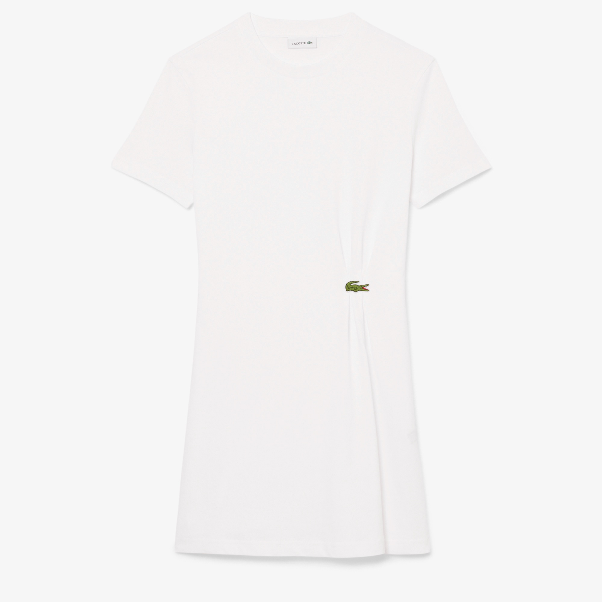 ワニロゴプリーツTシャツドレス