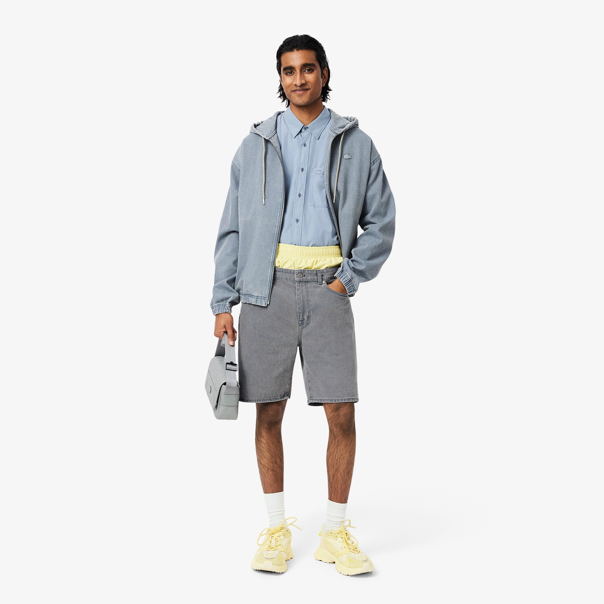 ナチュラルピグメントダイデニムショーツ