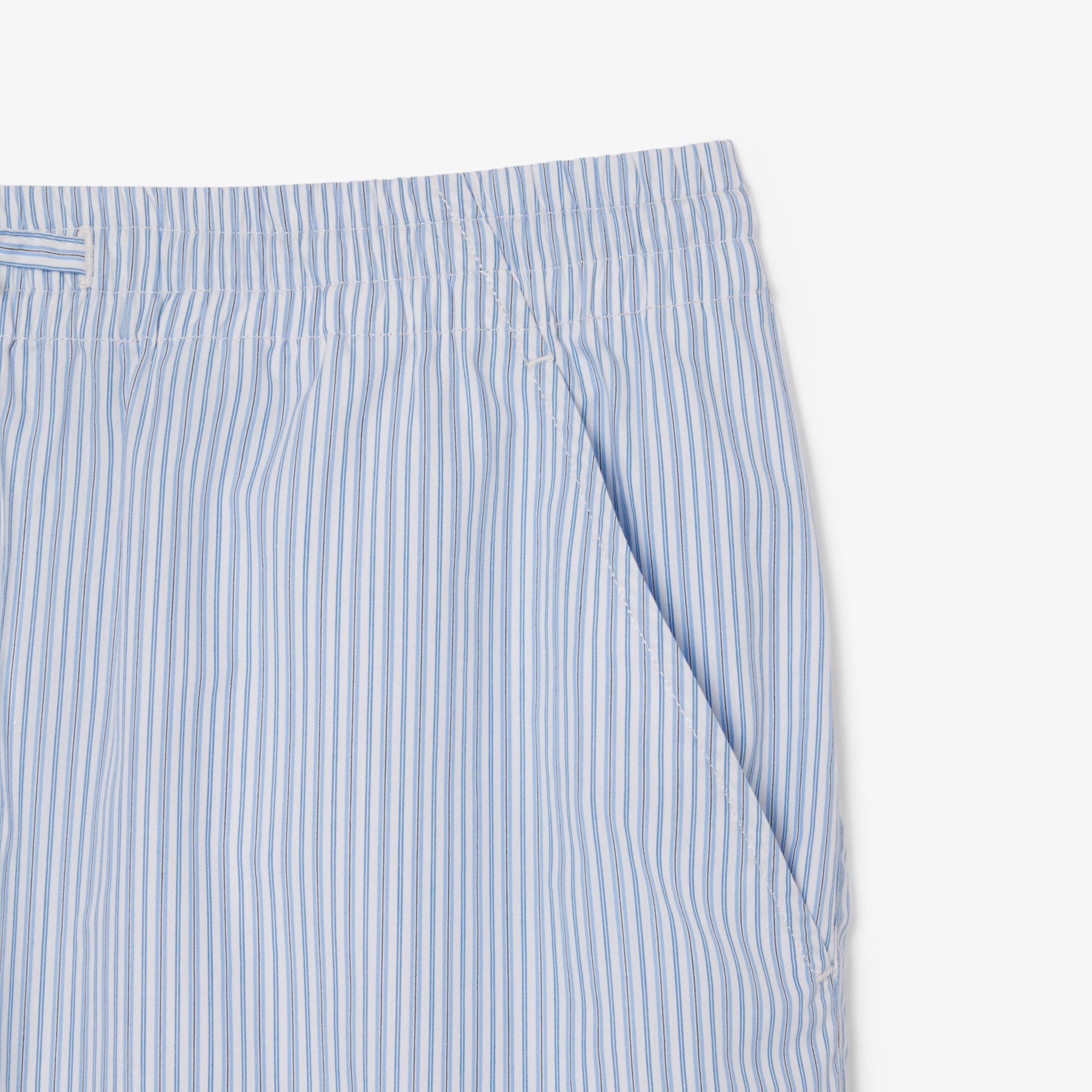 リヨセルブレンドストライプショーツ