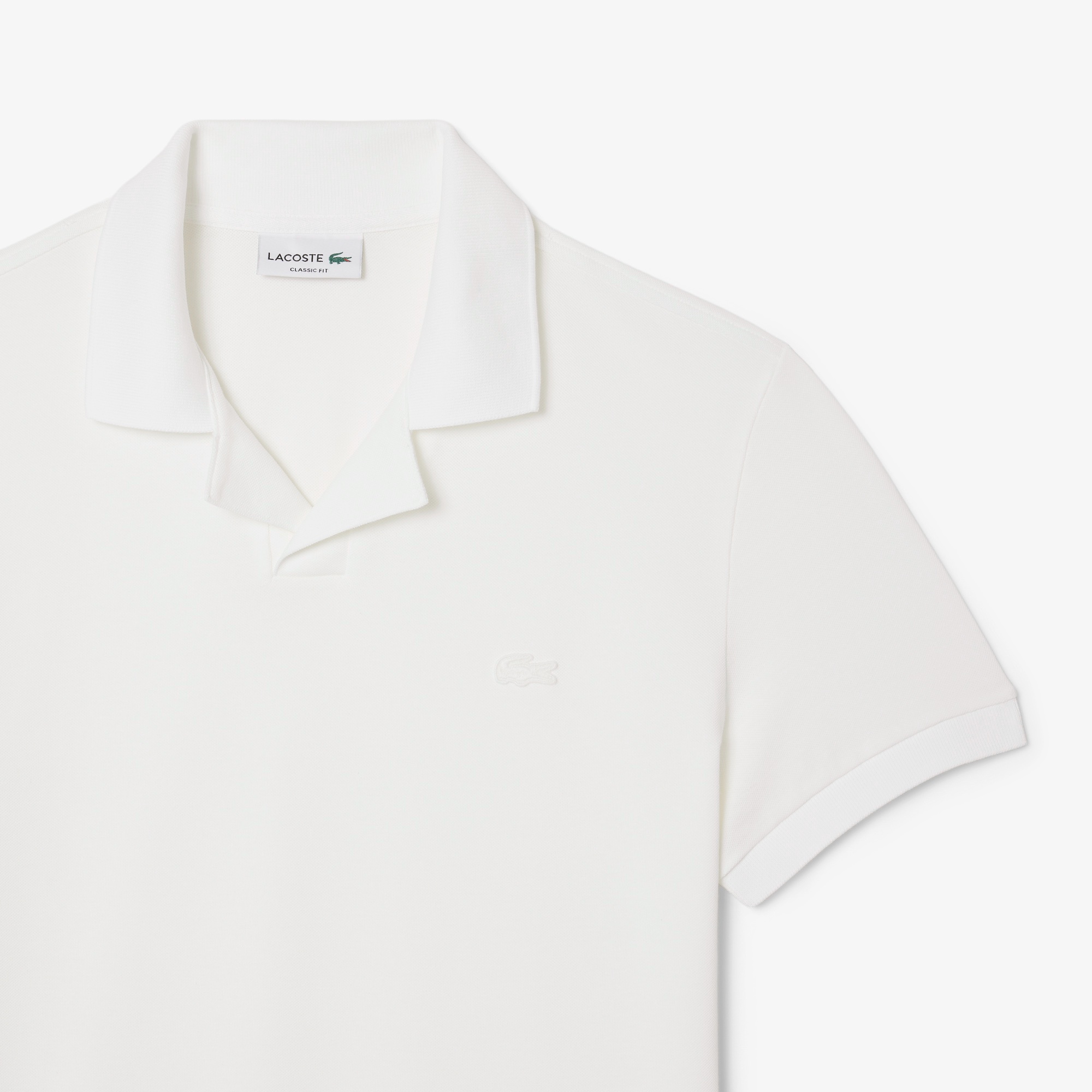 オープンカラーポロシャツ