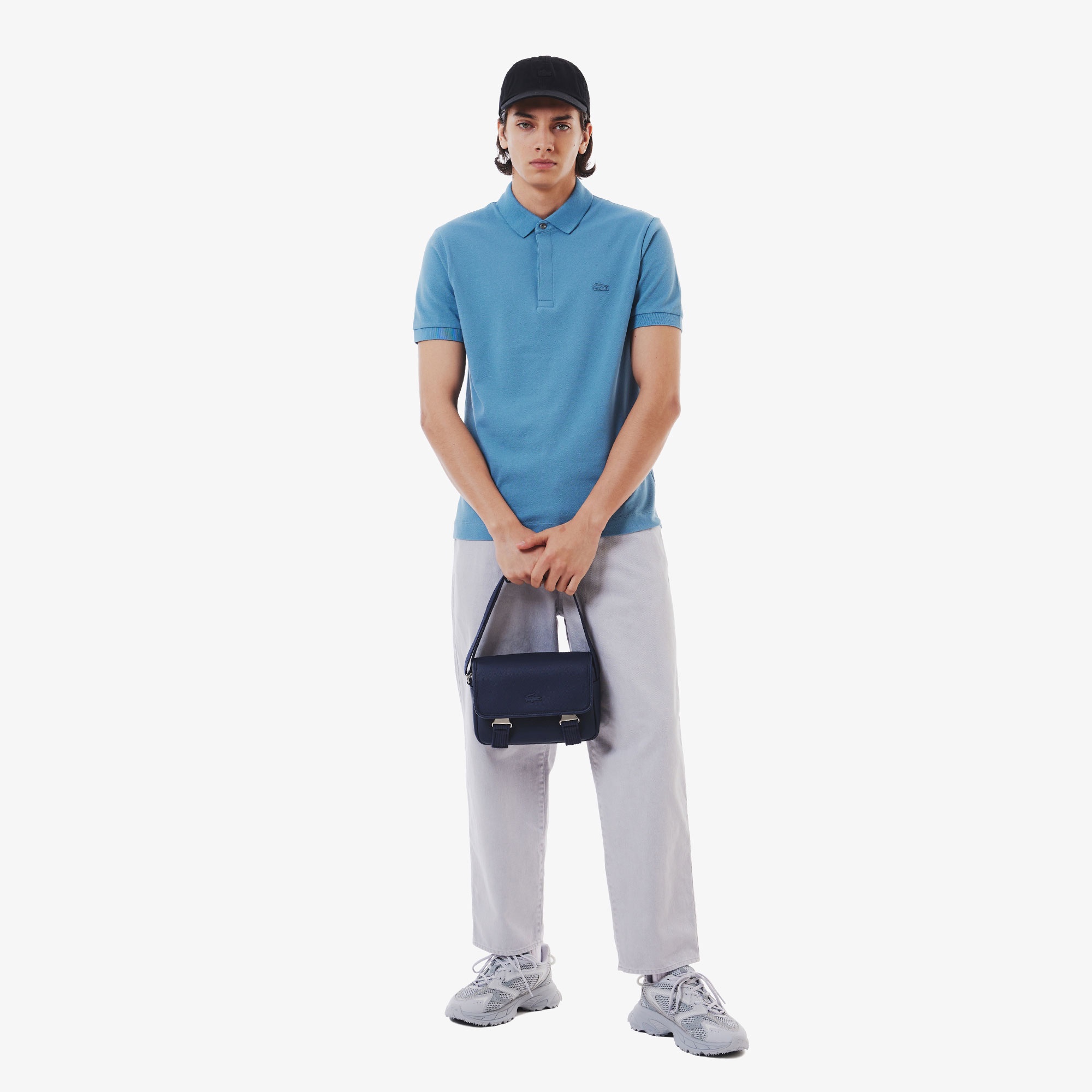 レギュラーフィット ストレッチ パリポロシャツ (半袖)