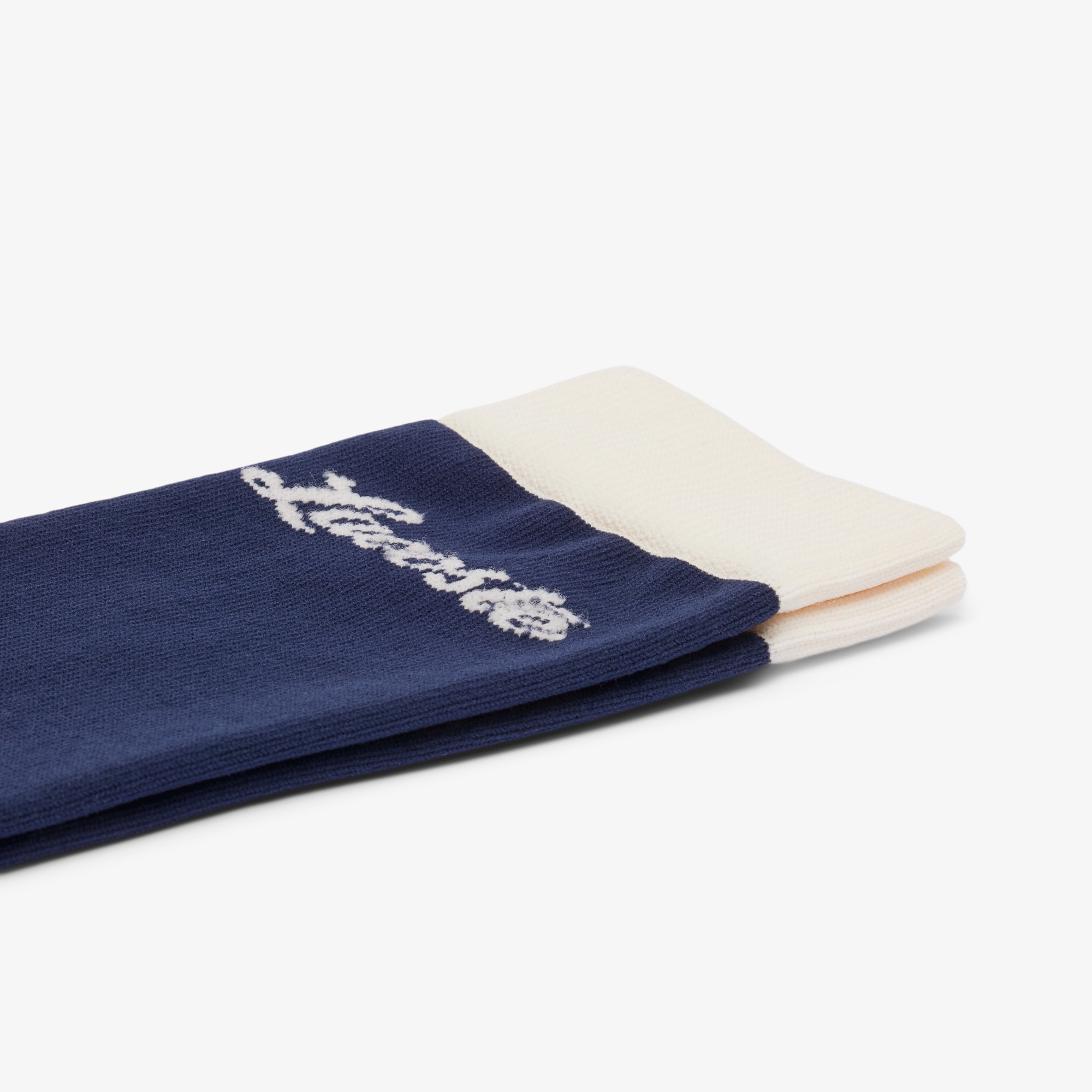 バイカラーロングゴルフソックス