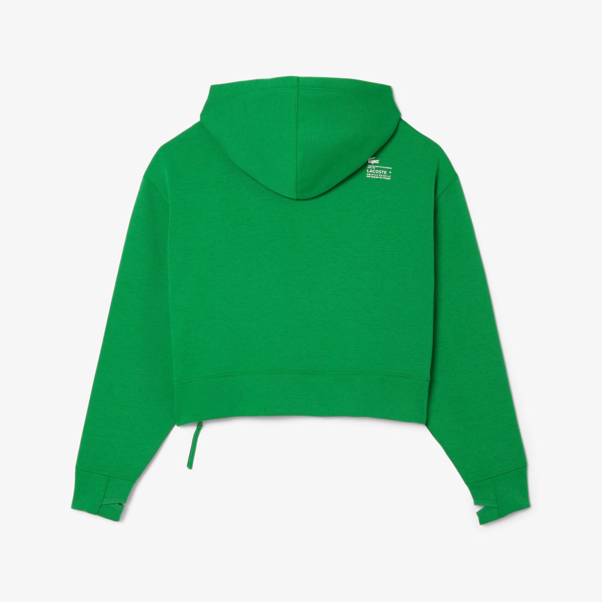 ワイド&クロップドフードスウェット