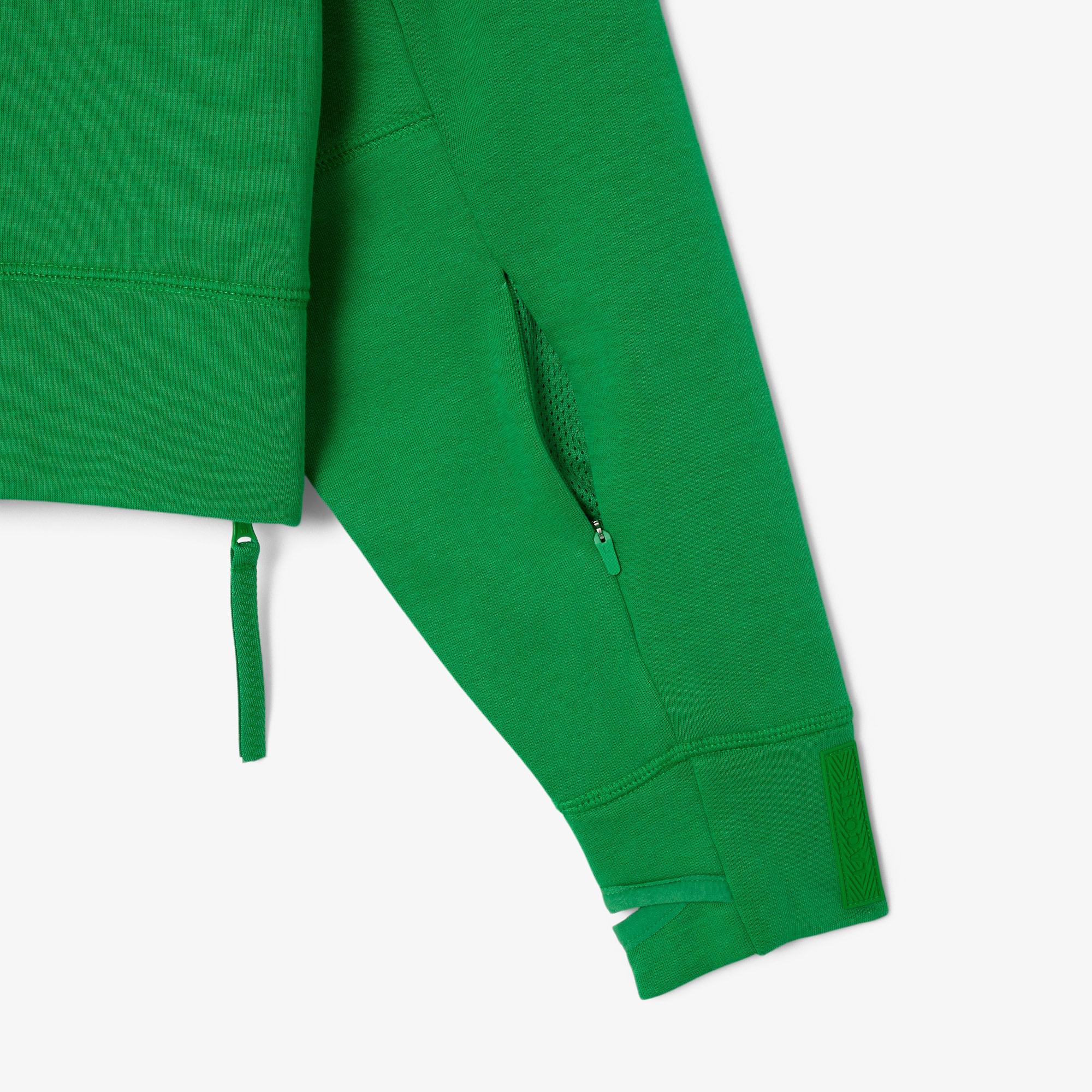 ワイド&クロップドフードスウェット