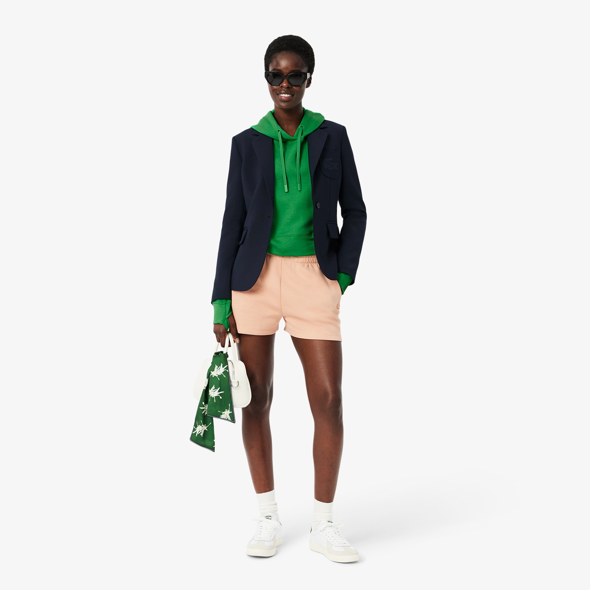 ワイド&クロップドフードスウェット