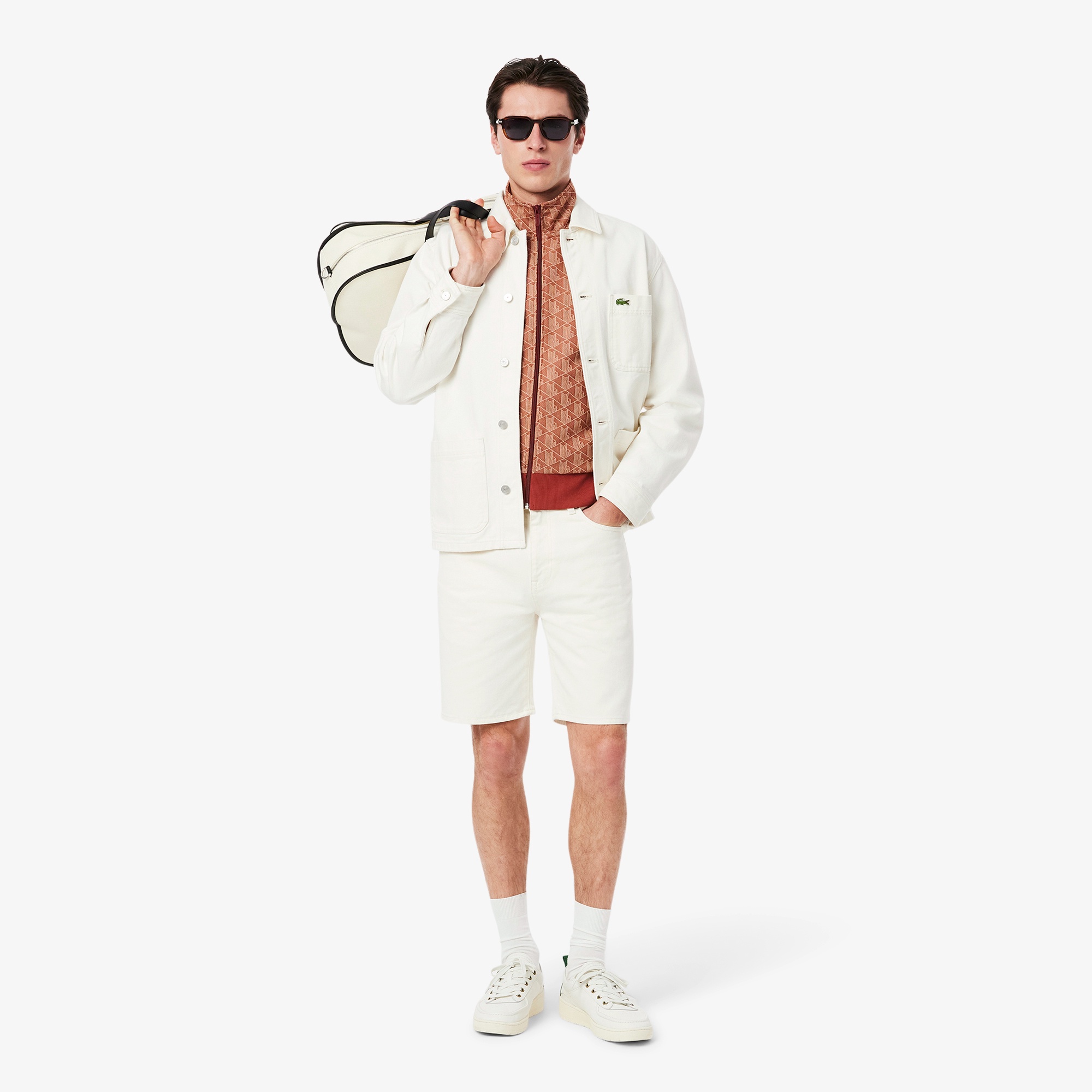 モノグラムジャカードトラックジャケット