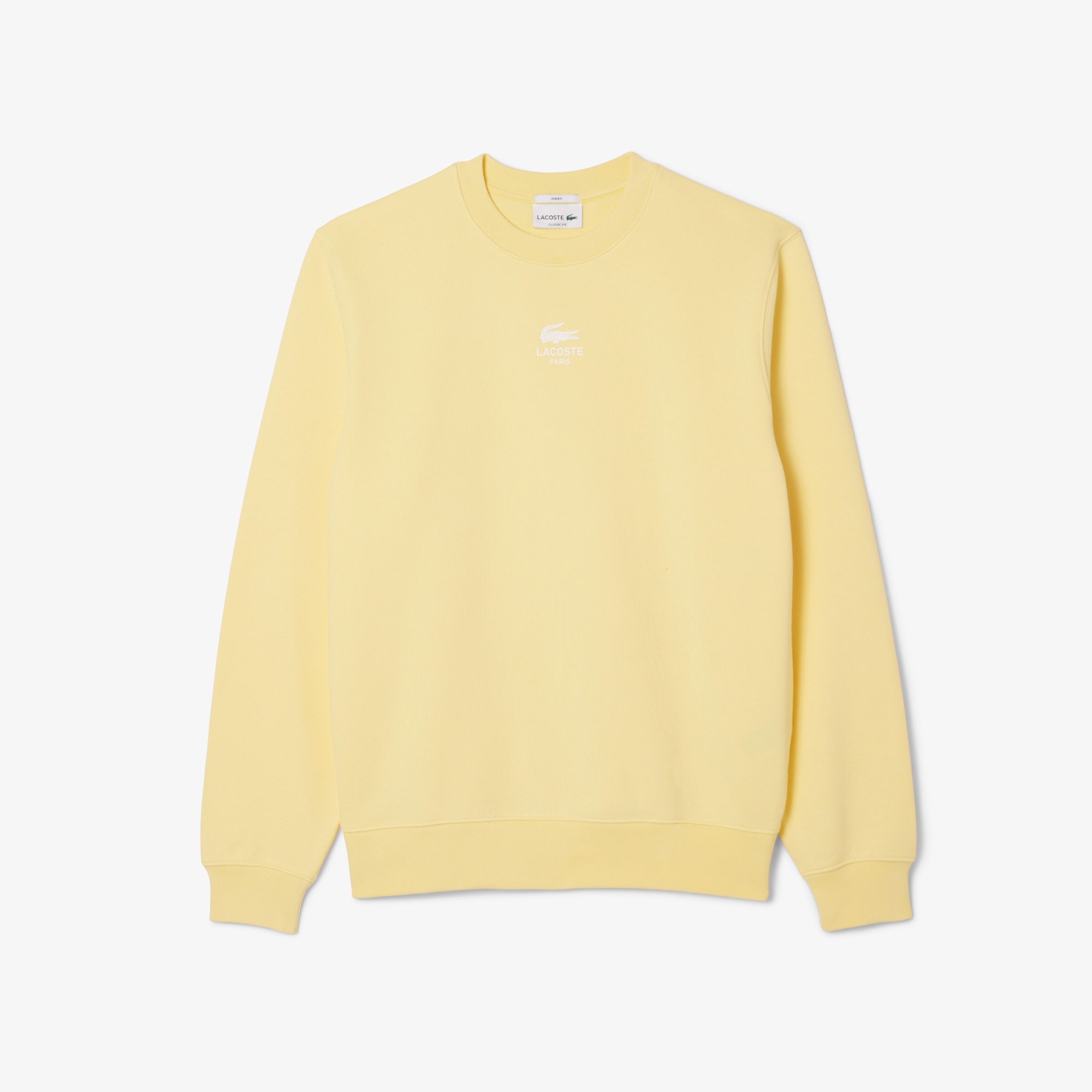 ワンポイングラフィックプリントクルーネックスウェット