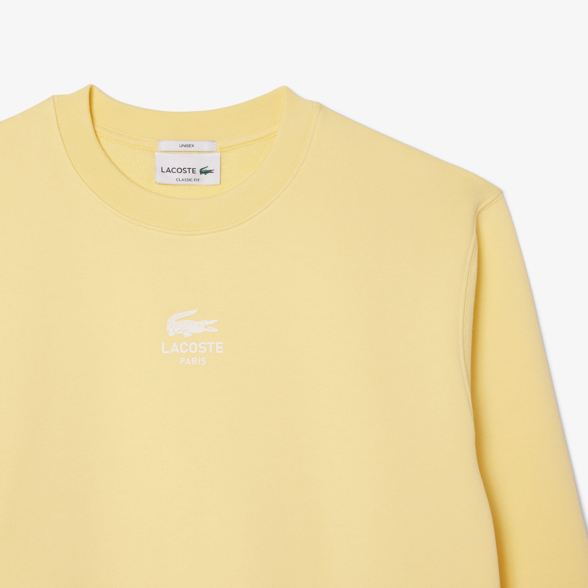 ワンポイングラフィックプリントクルーネックスウェット