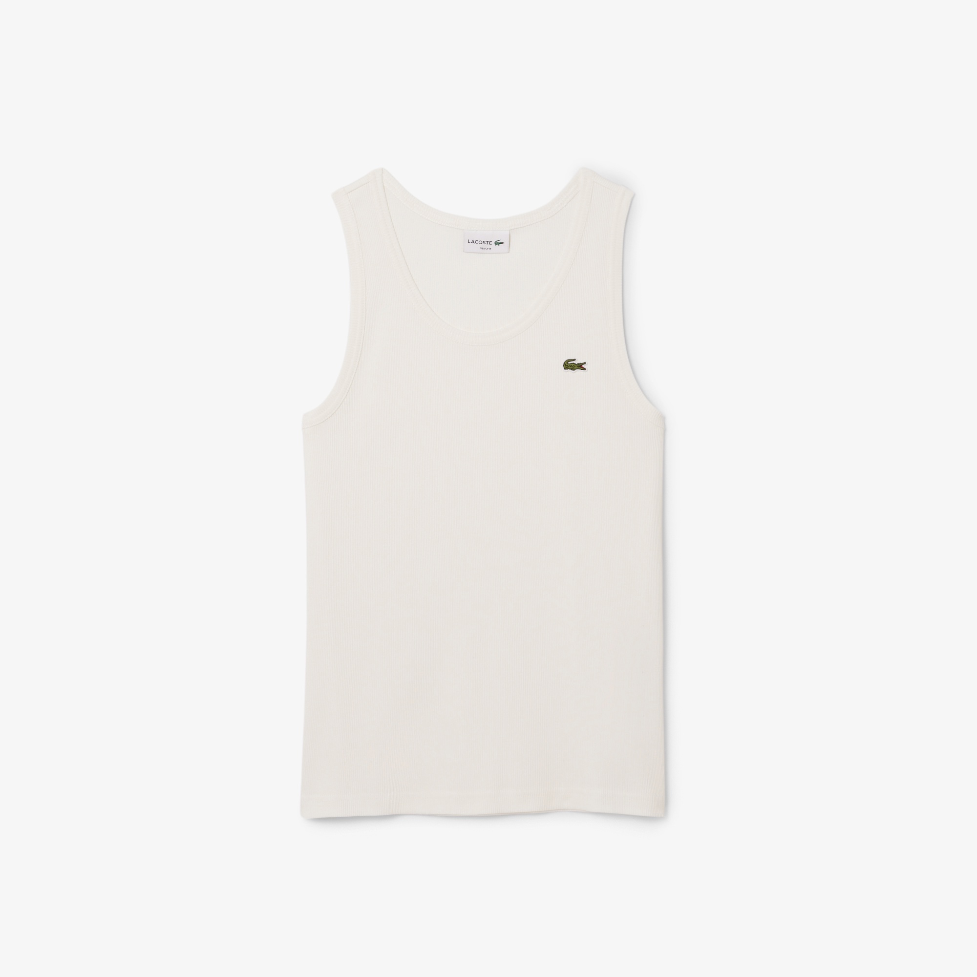 コットンリブニットタンクトップ