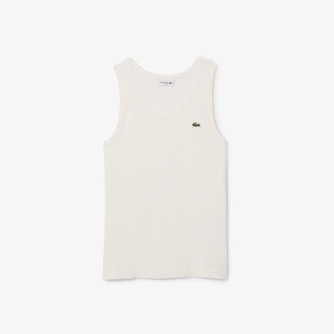 コットンリブニットタンクトップ