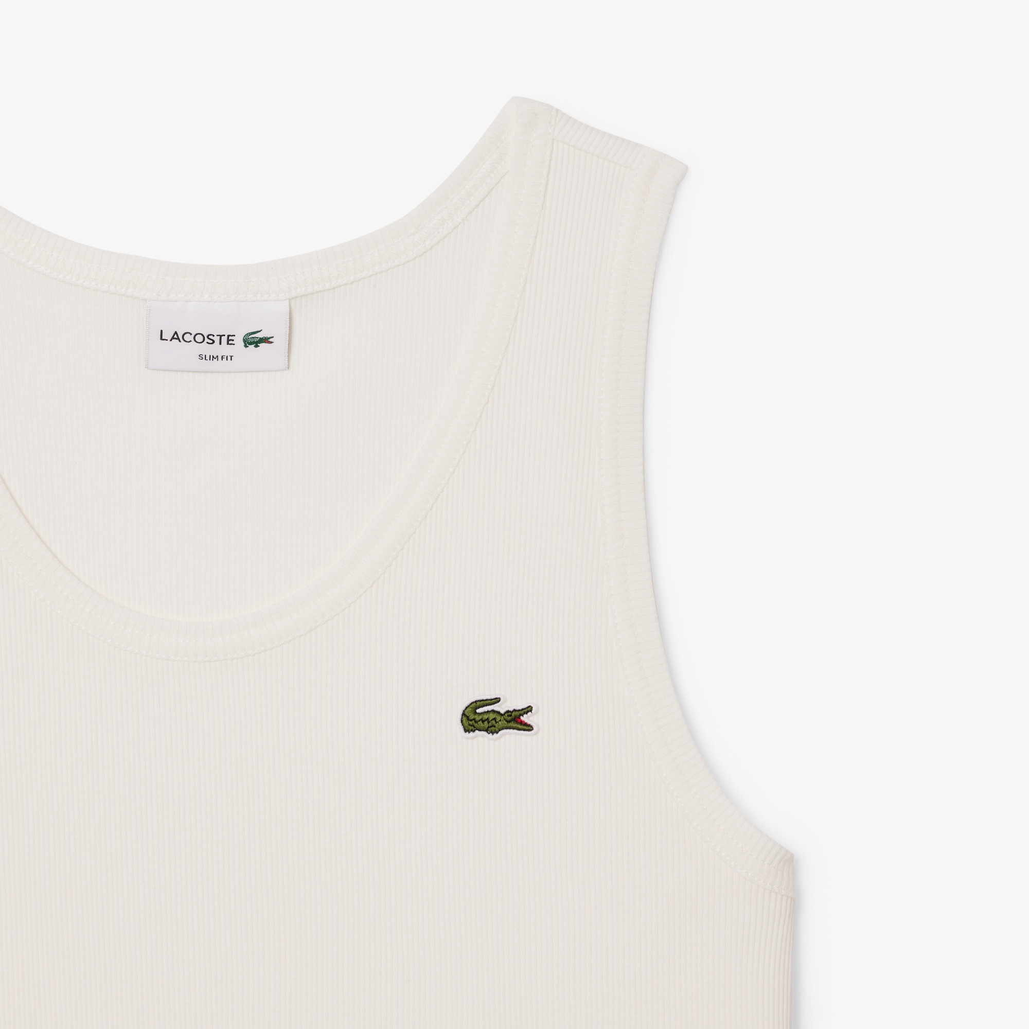 コットンリブニットタンクトップ