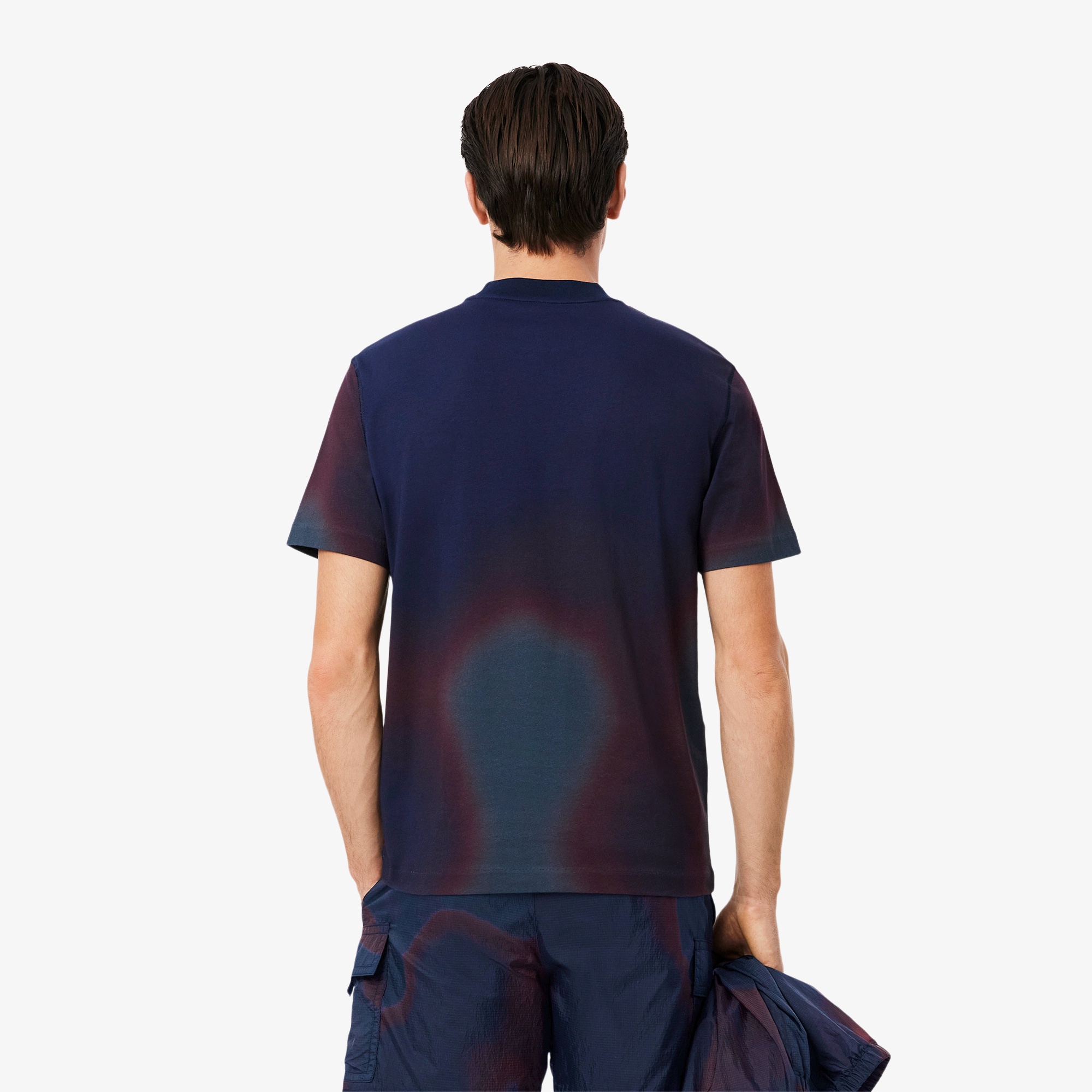 オンブレテキスタイルクルーネックTシャツ