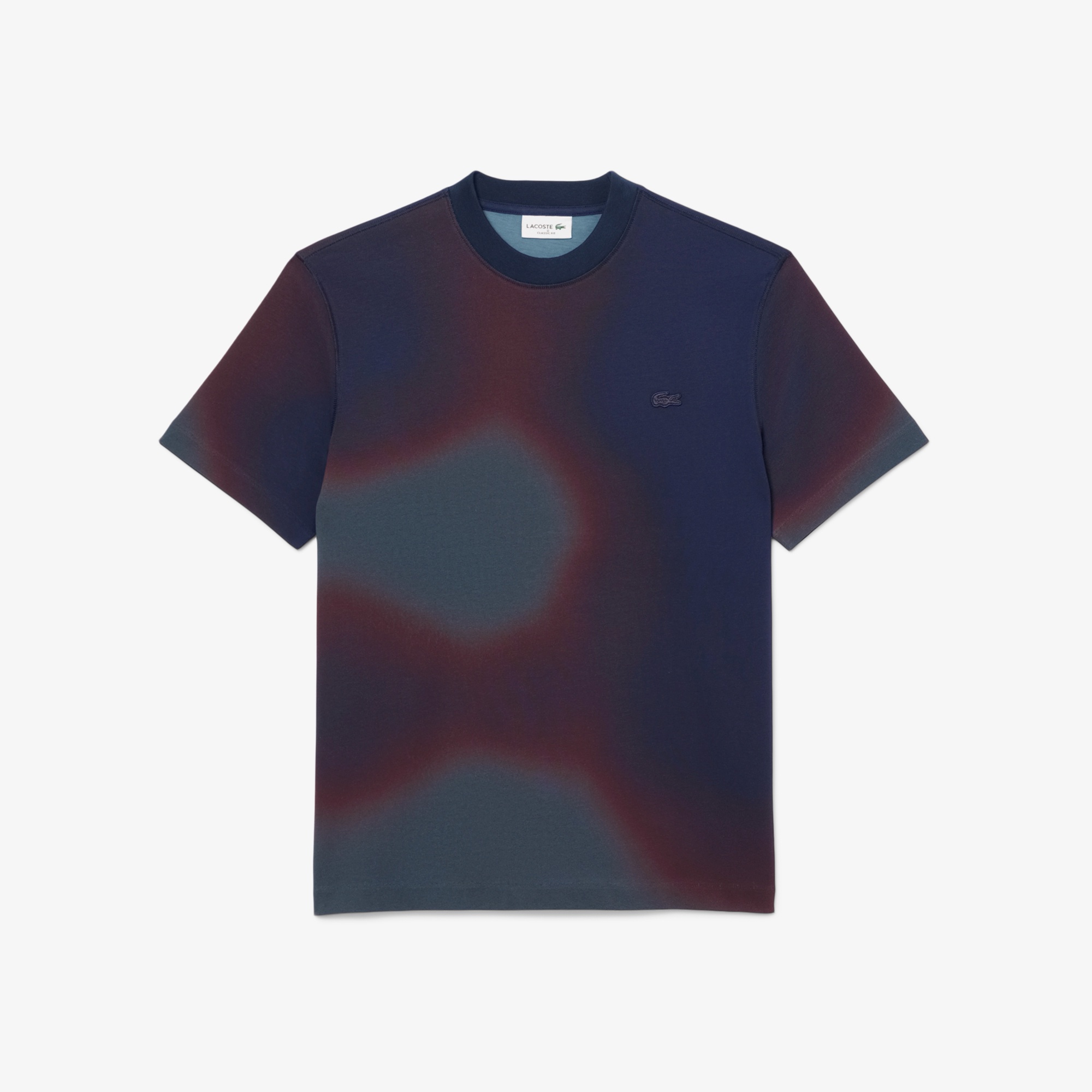 オンブレテキスタイルクルーネックTシャツ