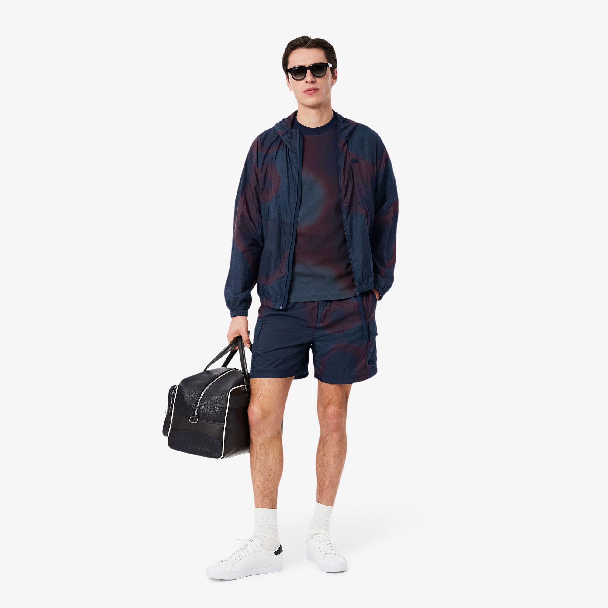 オンブレテキスタイルクルーネックTシャツ